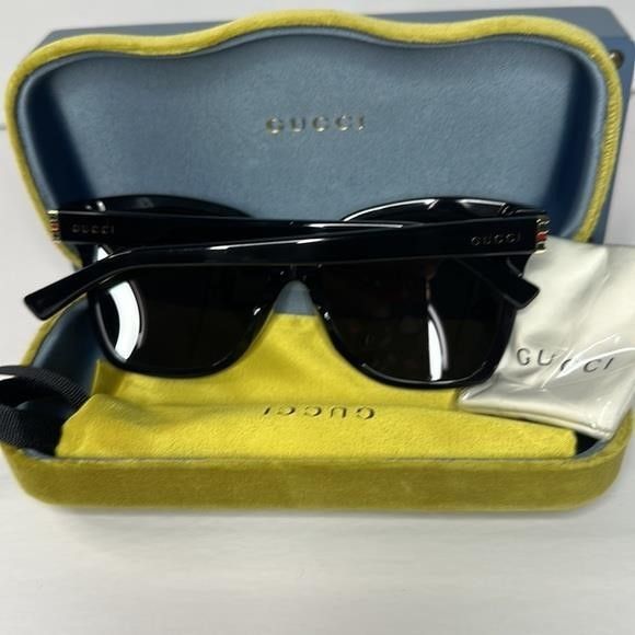 Gucci GUCCI Grey Gradient Butterfly Ladies Sunglasses GG0459S 001 Size ONE SIZE - 4 Thumbnail