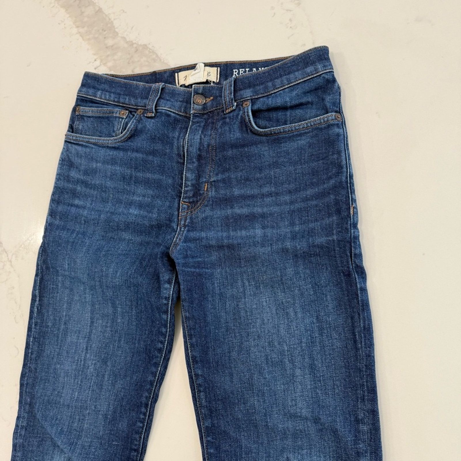 Madewell Madewell Relaxed Fit Tapered Leg Denim Jeans Mens 28x30 Blue Size US 28 / EU 44 - 3 Thumbnail