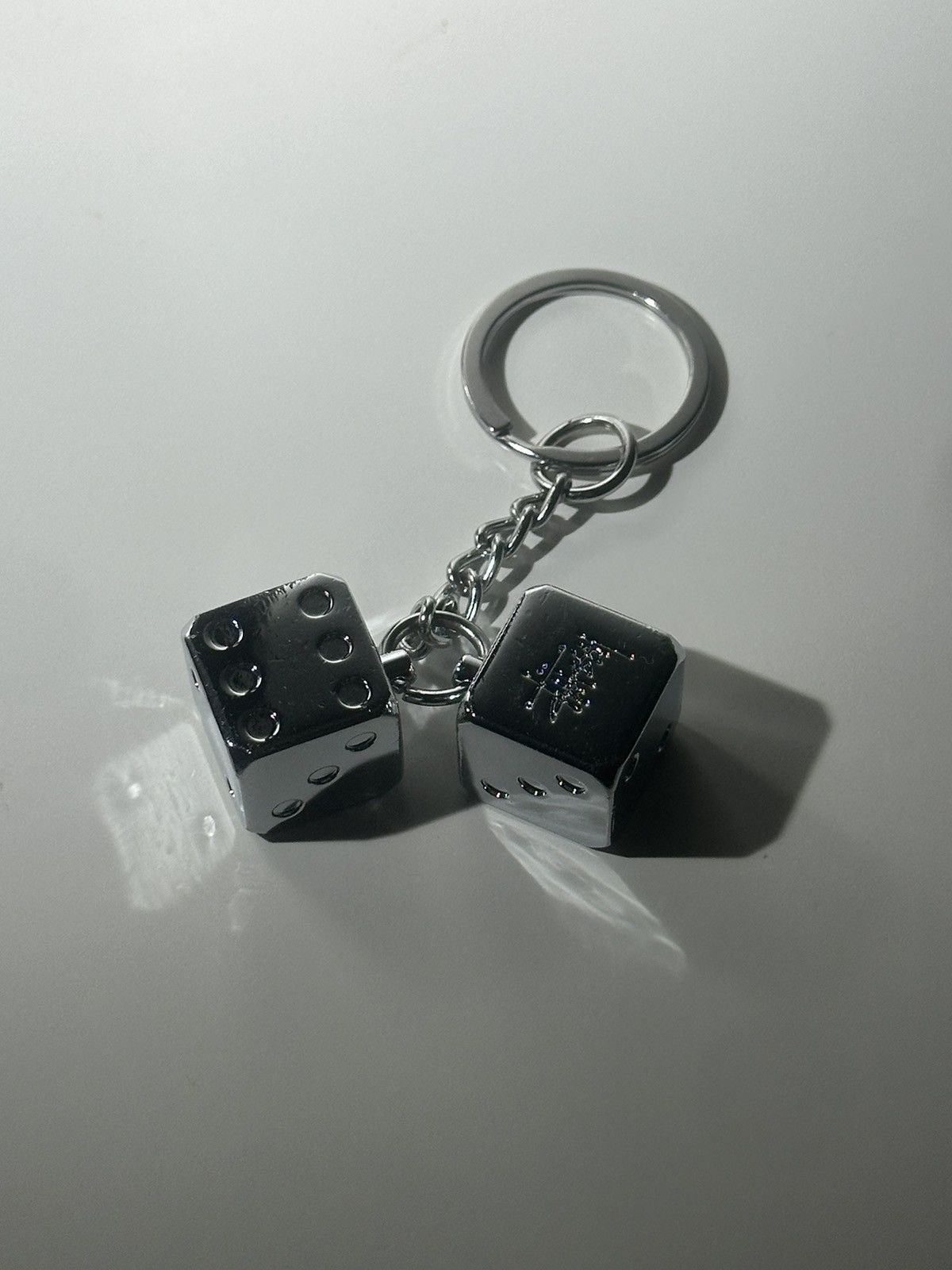 Stussy Silver Stussy Dice Keychain | Grailed