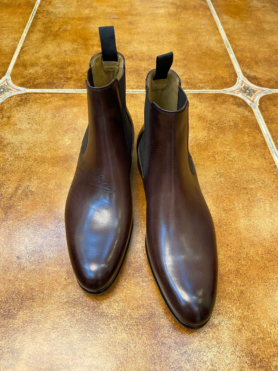 Berluti Brown Leather Chelsea Boots Size 7 Size US 7 / EU 40 - 1 Thumbnail