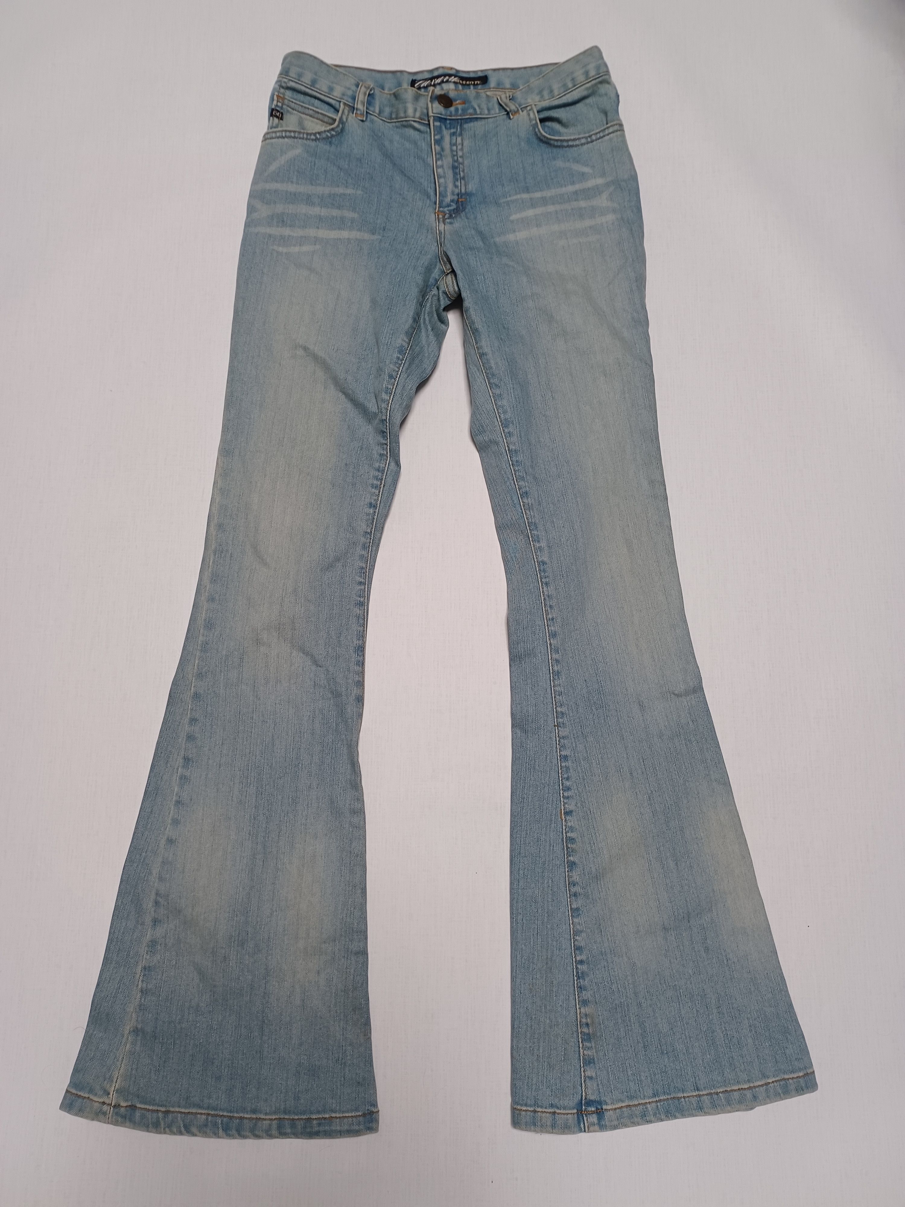 Miss Sixty Miss Sixty lady`s flare jeans denim vintage Size 28" / US 6 / IT 42 - 2 Thumbnail