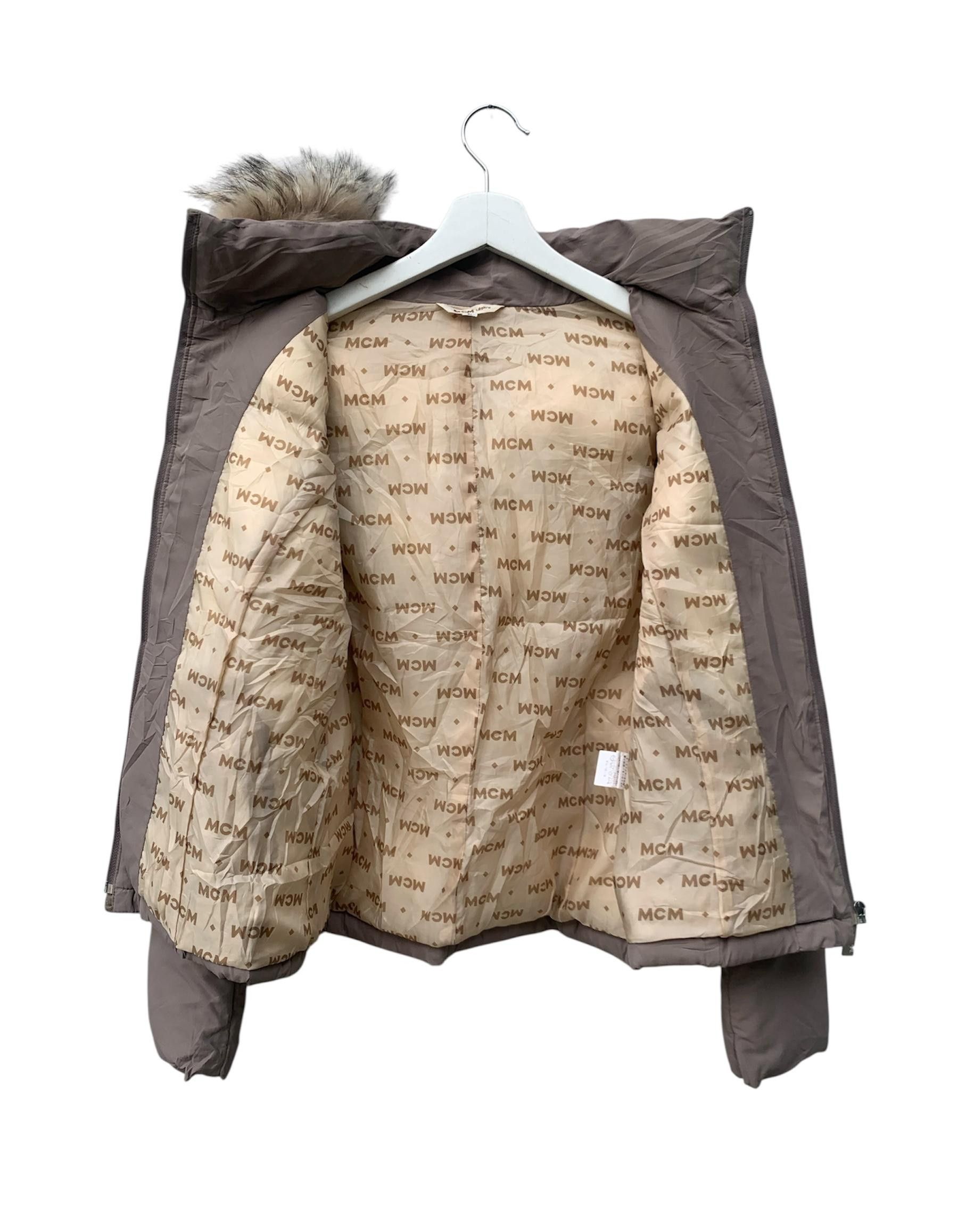 MCM Vintage MCM Legere Monogram Puffer Fur Hoodie Jacket Size US L / EU 52-54 / 3 - 5 Thumbnail