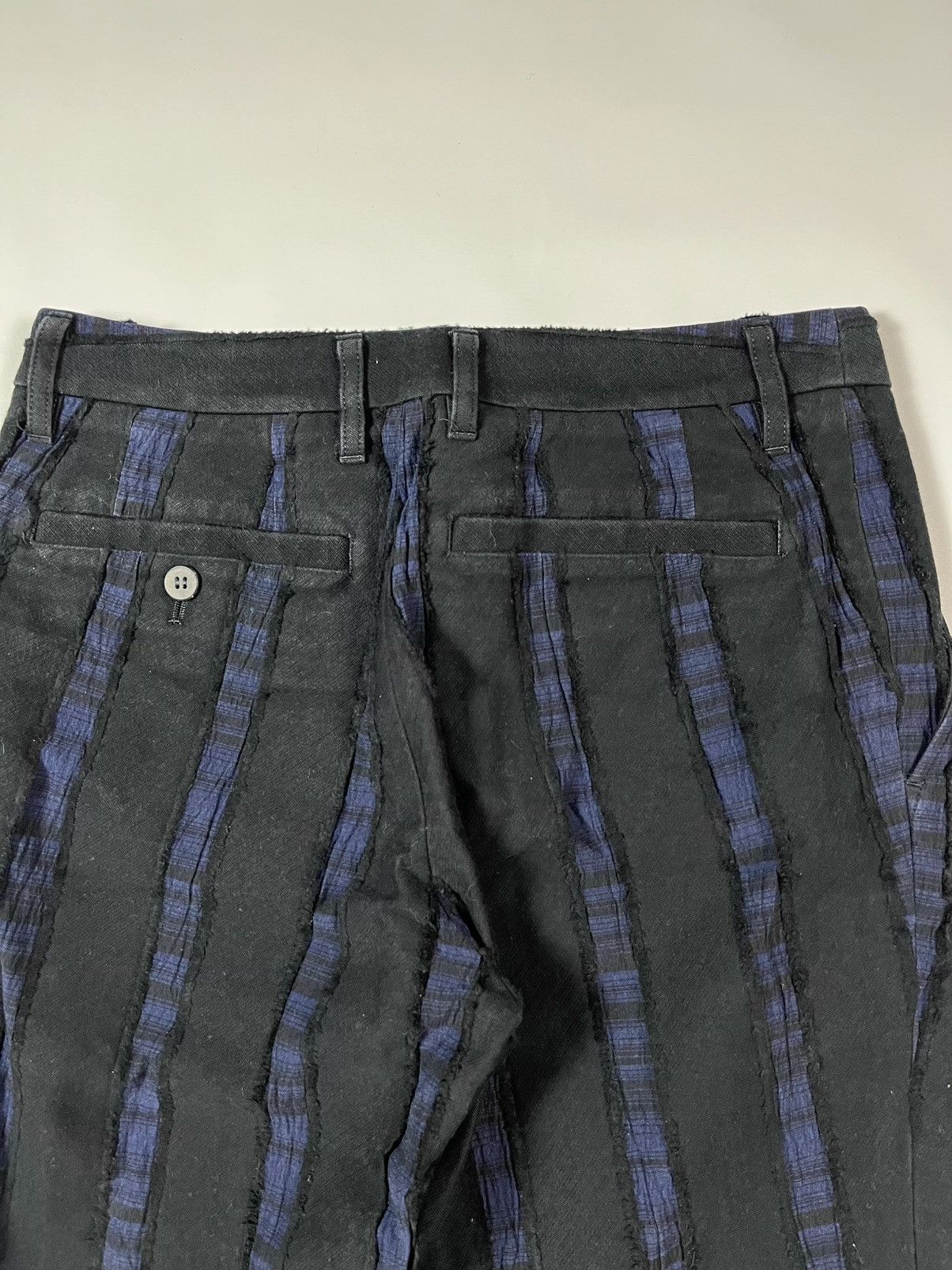 Issey Miyake ISSEY MIYAKE STRIPE SLIGHTLY FLARED PANTS Size 29" - 5 Thumbnail