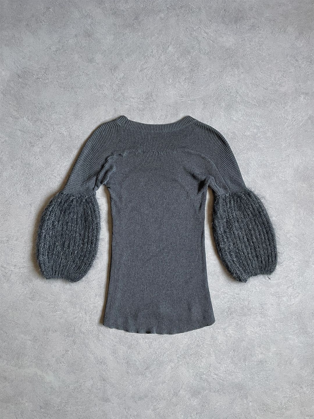 Miu Miu Miu Miu FW 2006 balloon sleeve mohair knit micro dress Size S / US 4 / IT 40 - 8 Thumbnail
