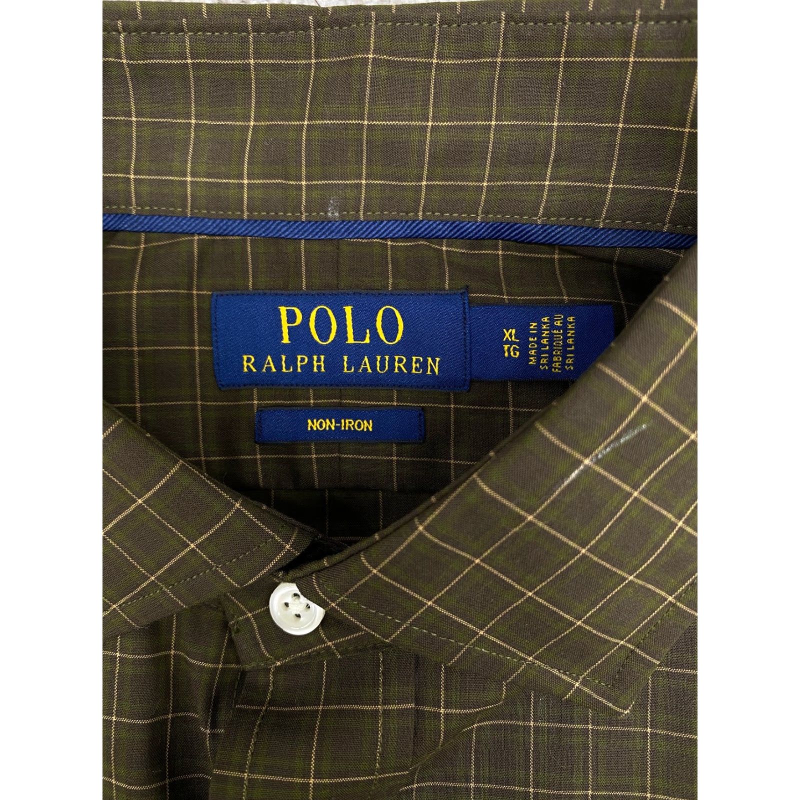 Ralph Lauren Polo Ralph Lauren Shirt Mens XL Long Sleeve Button Up Brown Green Checked Size US XL / EU 56 / 4 - 5 Thumbnail