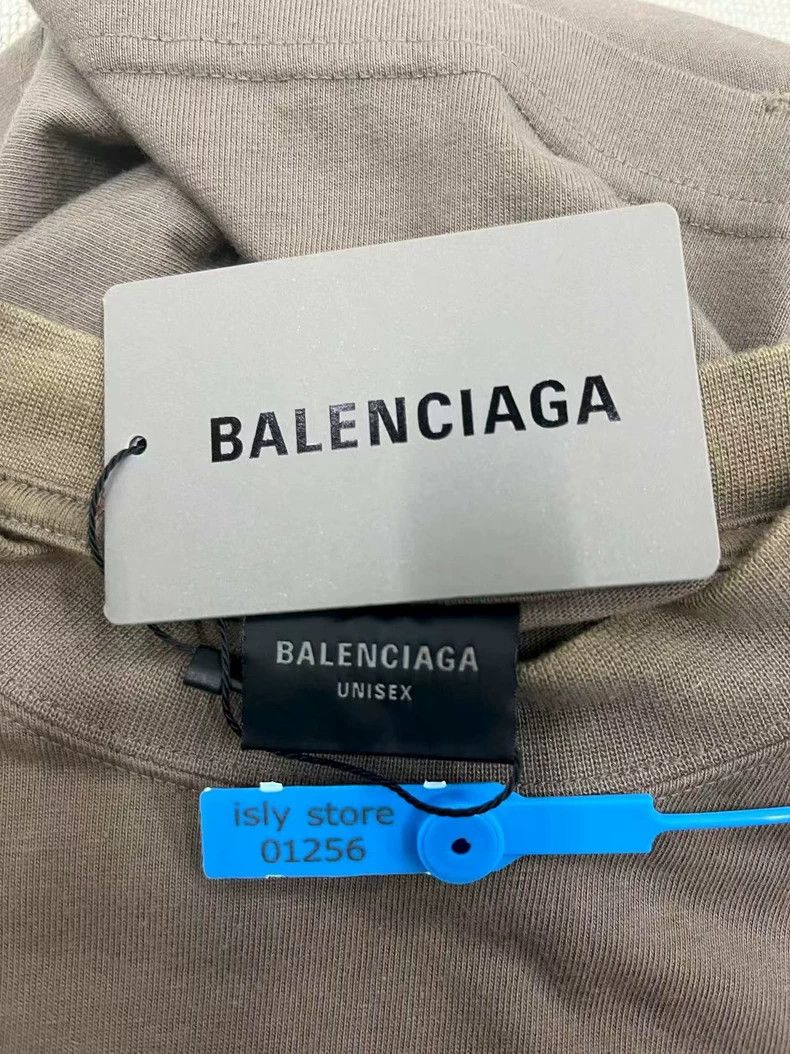 Balenciaga Balenciaga Letter Logo Printed Short Sleeve T-Shirt Loose Size US XL / EU 56 / 4 - 5 Thumbnail