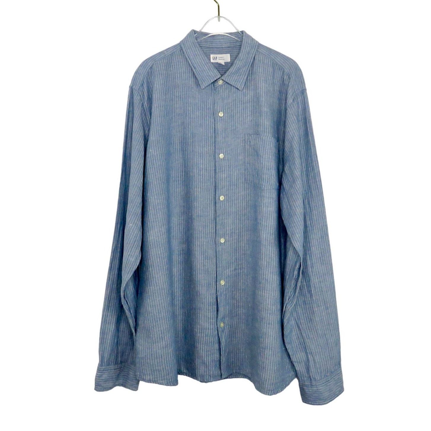 Gap GAP Blue Button Down Shirt Standard Fit Large Size US L / EU 52-54 / 3 - 1 Thumbnail