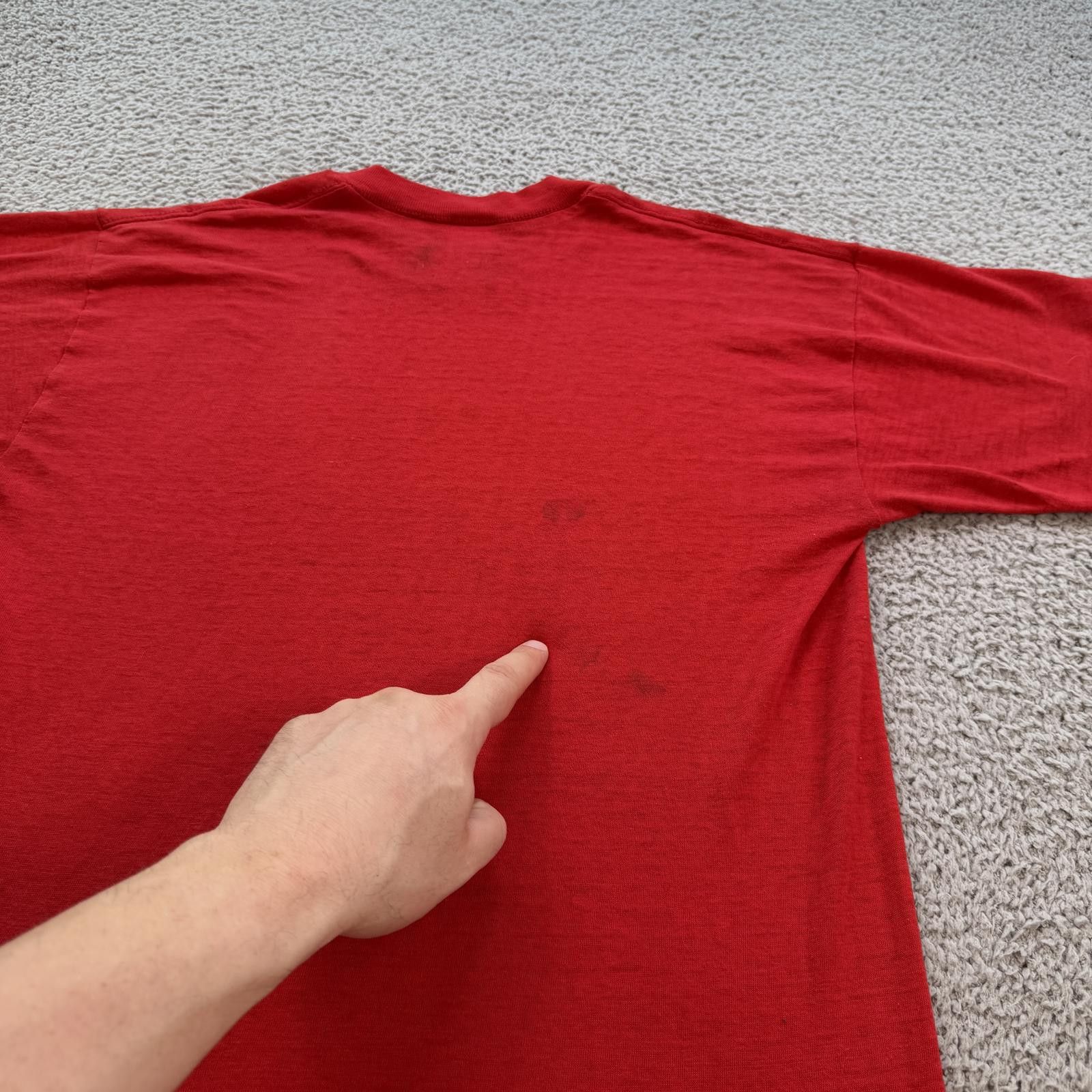 Other Vintage Howard College 90s T Shirt Red Single Stitch Fade Size US S / EU 44-46 / 1 - 9 Thumbnail