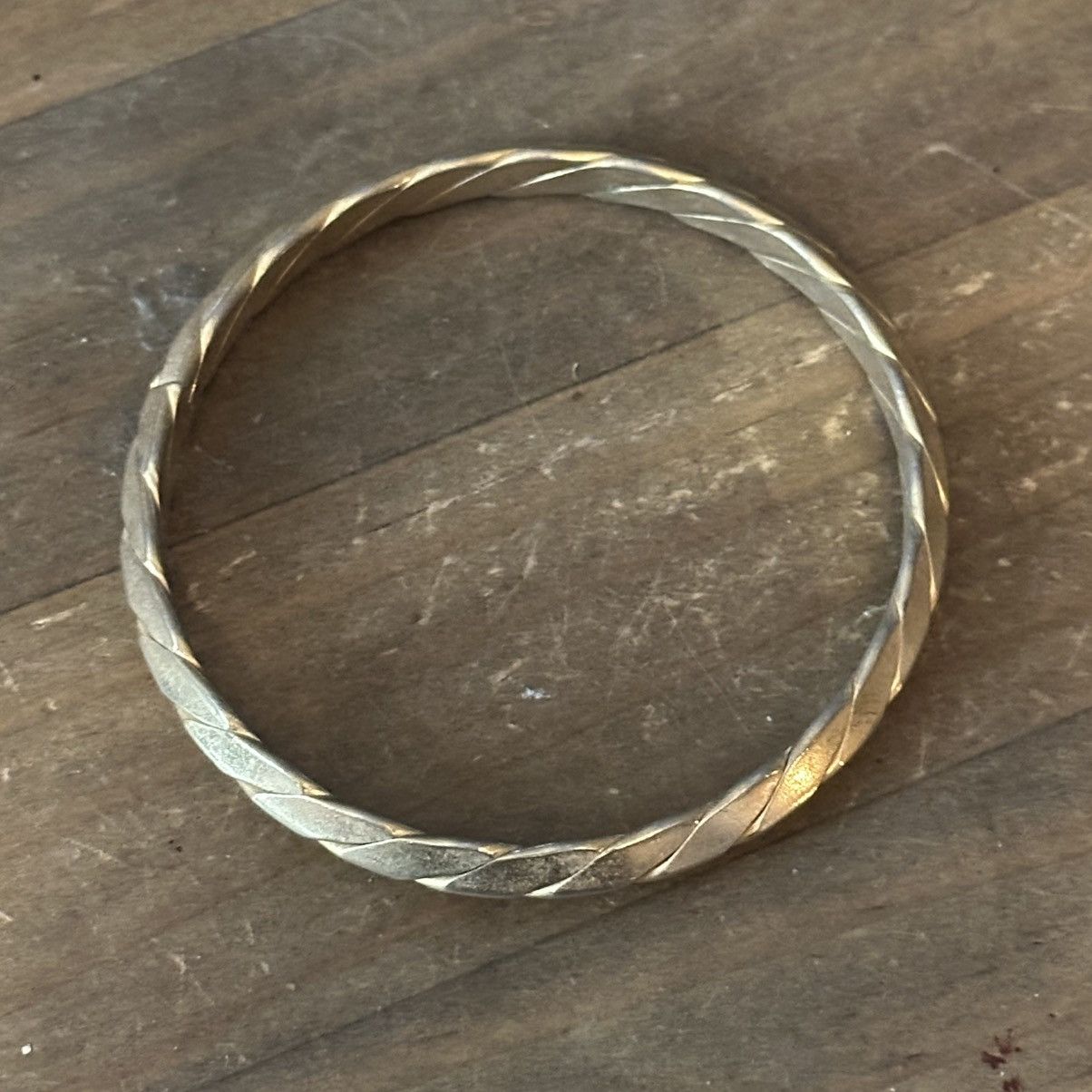 Vintage Vintage gold tone braid bangle bracelet Size ONE SIZE - 4 Thumbnail