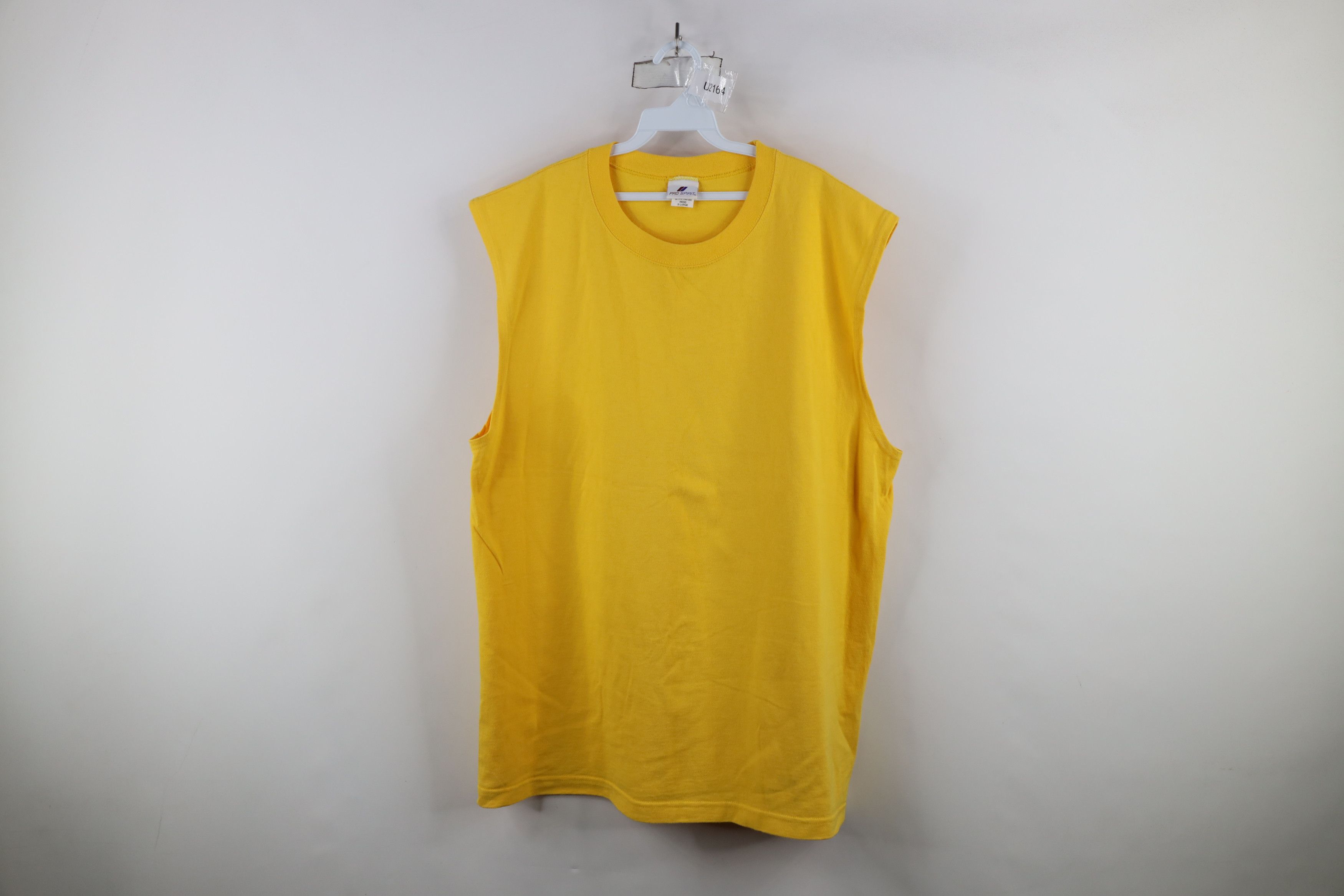 Vintage Vintage 90s Streetwear Sleeveless Muscle T-Shirt Cotton USA Size US XL / EU 56 / 4 - 1 Thumbnail