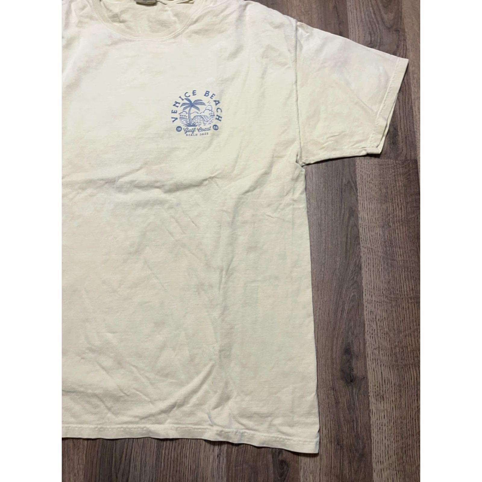Vince Comfort Wear Shirt Women XL Yellow Vince Beach T-Shirt Casual Short Sleeve Round Neck Basic Modern All Seasons Size XL / US 12-14 / IT 48-50 - 4 Thumbnail