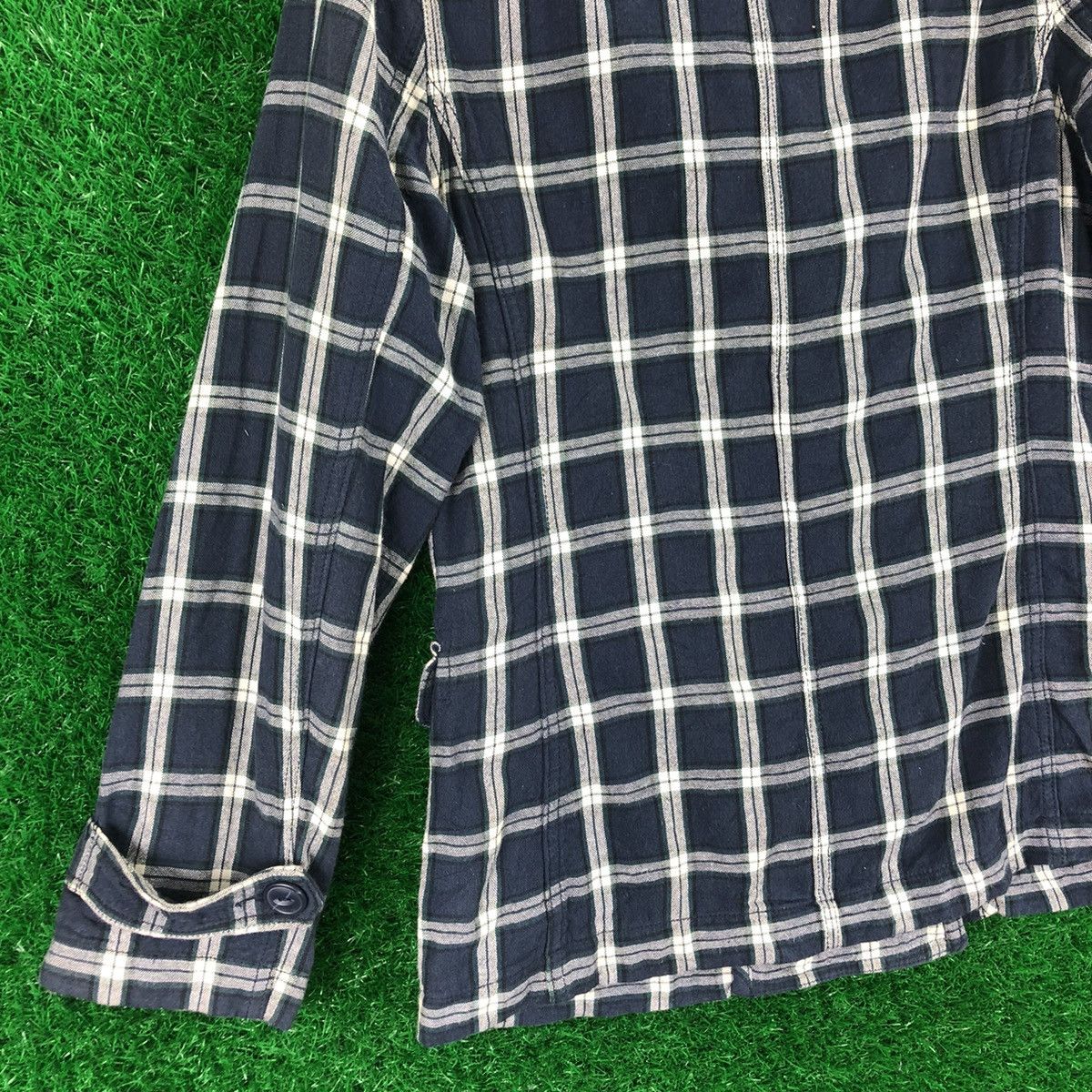 Japanese Brand Vintage Double Breasted Checkered Jacket by Harappa Size S / US 4 / IT 40 - 6 Thumbnail
