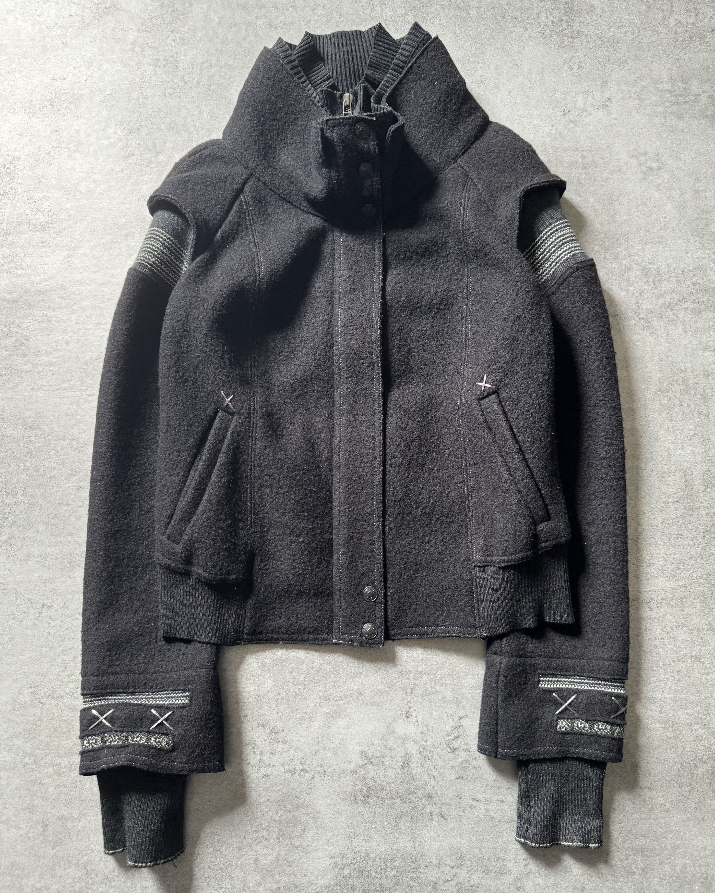 image of Archival Clothing x Marithe Francois Girbaud 2000S Marithé + François Girbaud Wool Superposed Jacke