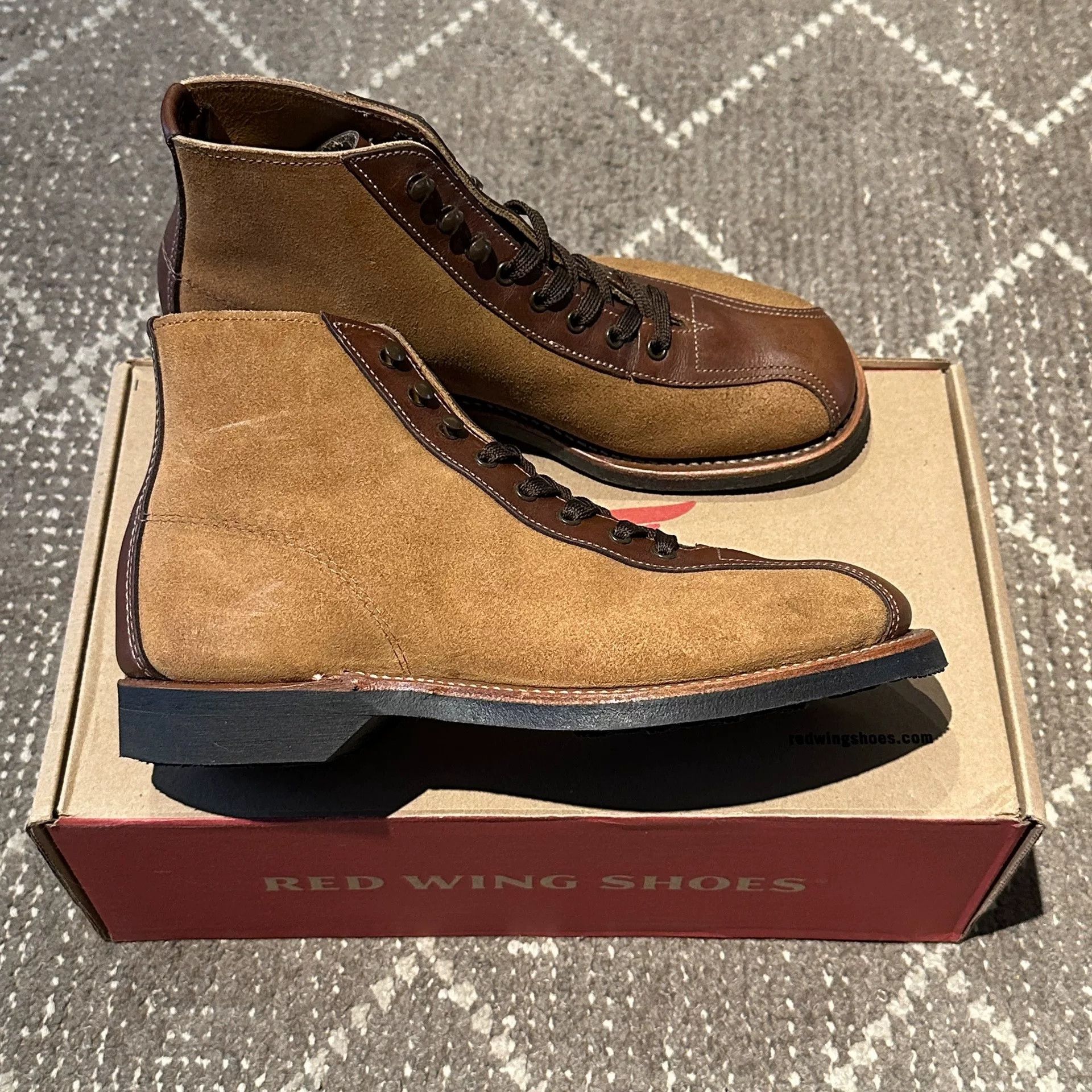 Red Wing Redwing 8827 6.5D Boxing Boots Size US 6.5 / EU 39-40 - 3 Thumbnail