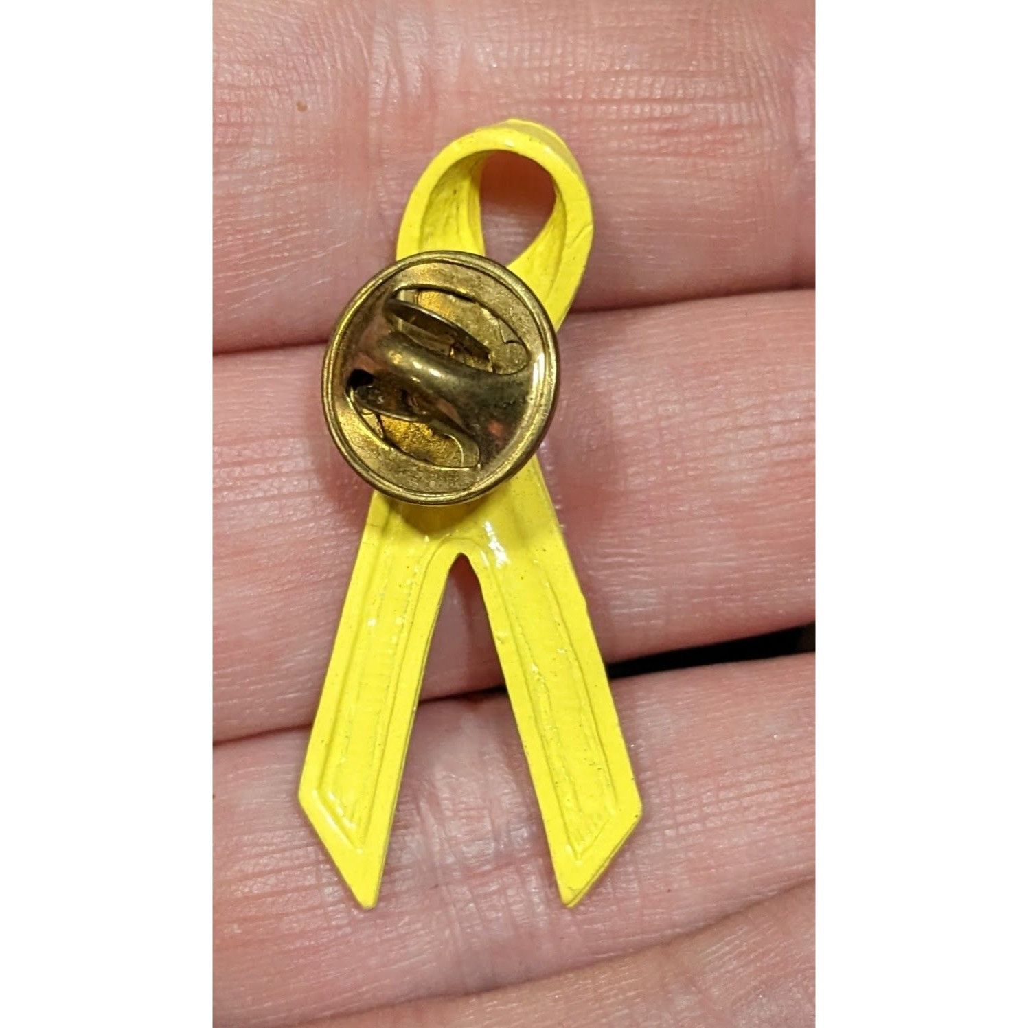 Other Yellow Ribbon Enamel Over Metal Lapel Pin Size ONE SIZE - 4 Thumbnail