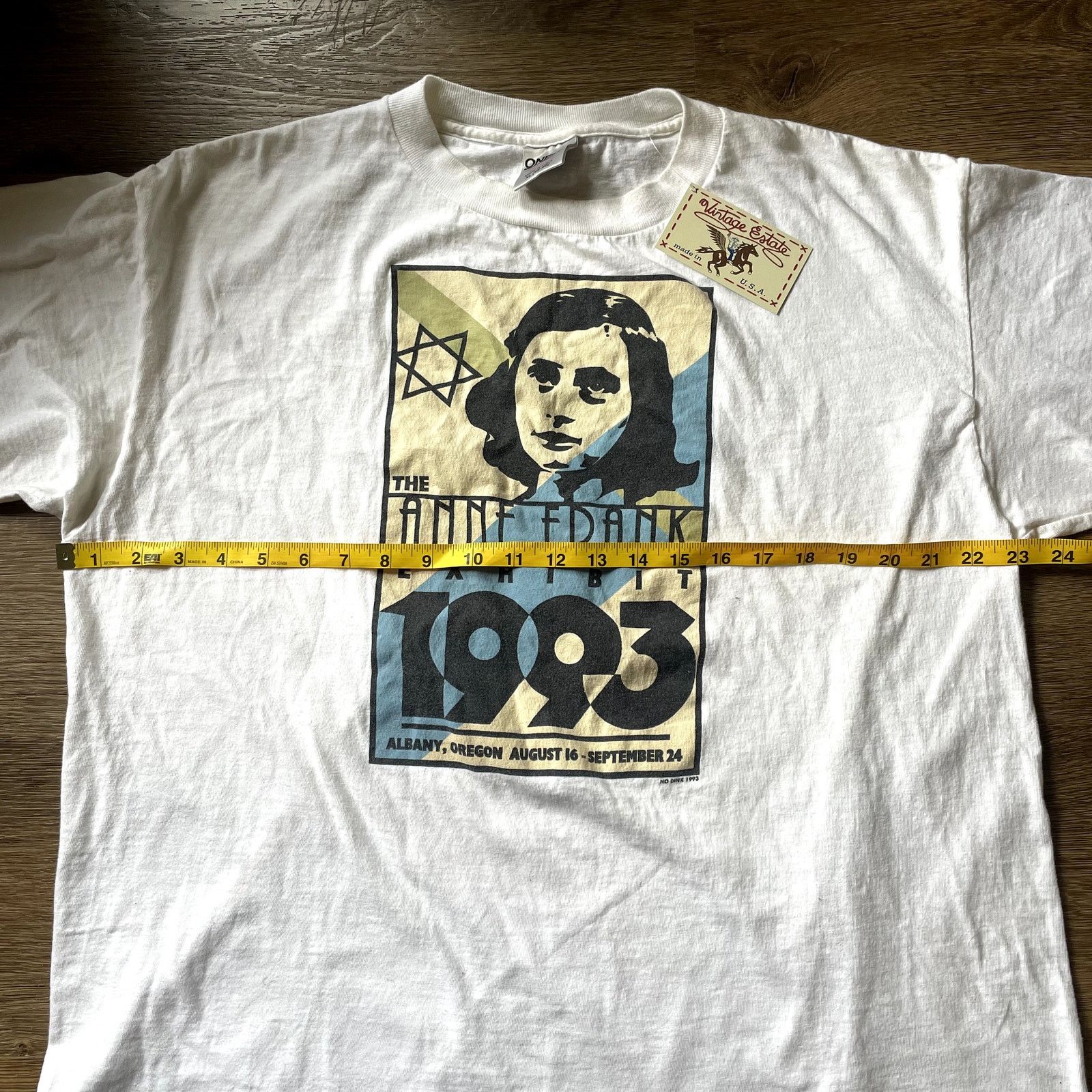 Vintage VTG Rare 1993 Anne Frank Tee- Size XL Size US XL / EU 56 / 4 - 2 Thumbnail