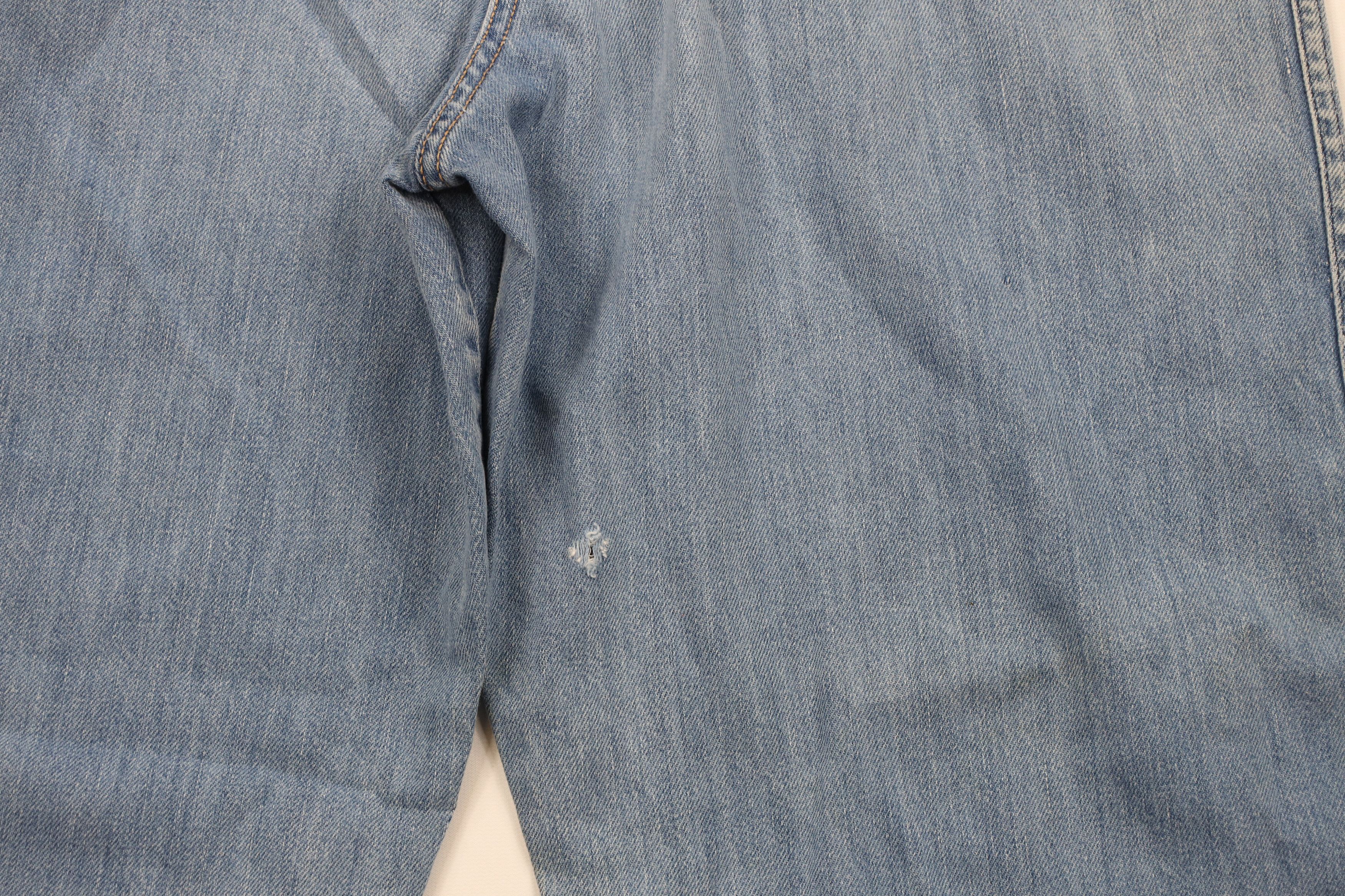 Vintage Vintage 90s Streetwear Pleated Baggy Loose Fit Denim Jeans Size US 34 / EU 50 - 14 Thumbnail