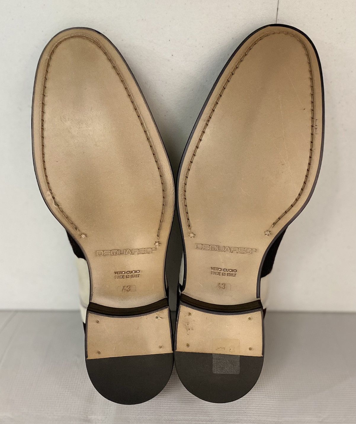 Dsquared2 Dsquared2 🇮🇹 Brown/White Pony Hair Zebra Striped Derby 10 NEW Size US 10 / EU 43 - 10 Thumbnail