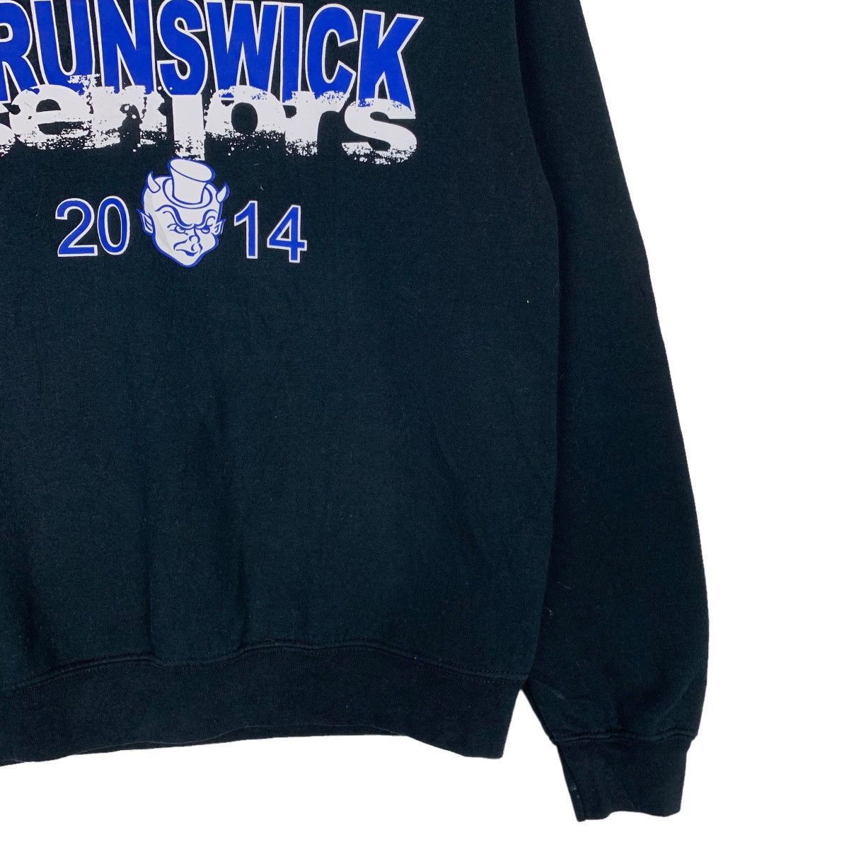 Gildan BRUNSWICK SENIORS 2014 BIG LOGO SWEATSHIRTS #0762-C35 Size US S / EU 44-46 / 1 - 4 Thumbnail