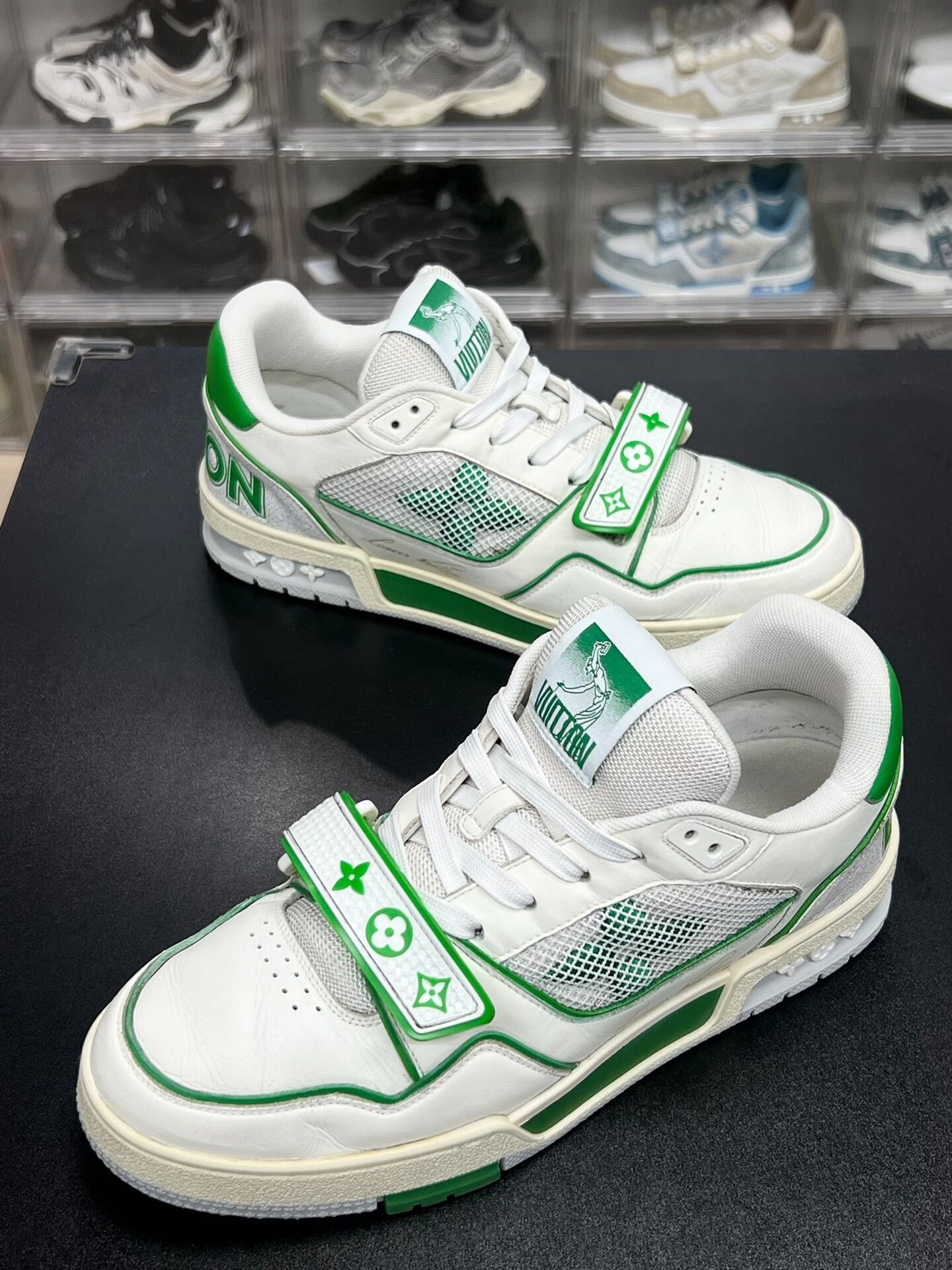 Louis Vuitton Louis Vuitton Training Green Lowtop Sneakers 7 Men Size US 7 / EU 40 - 1 Thumbnail