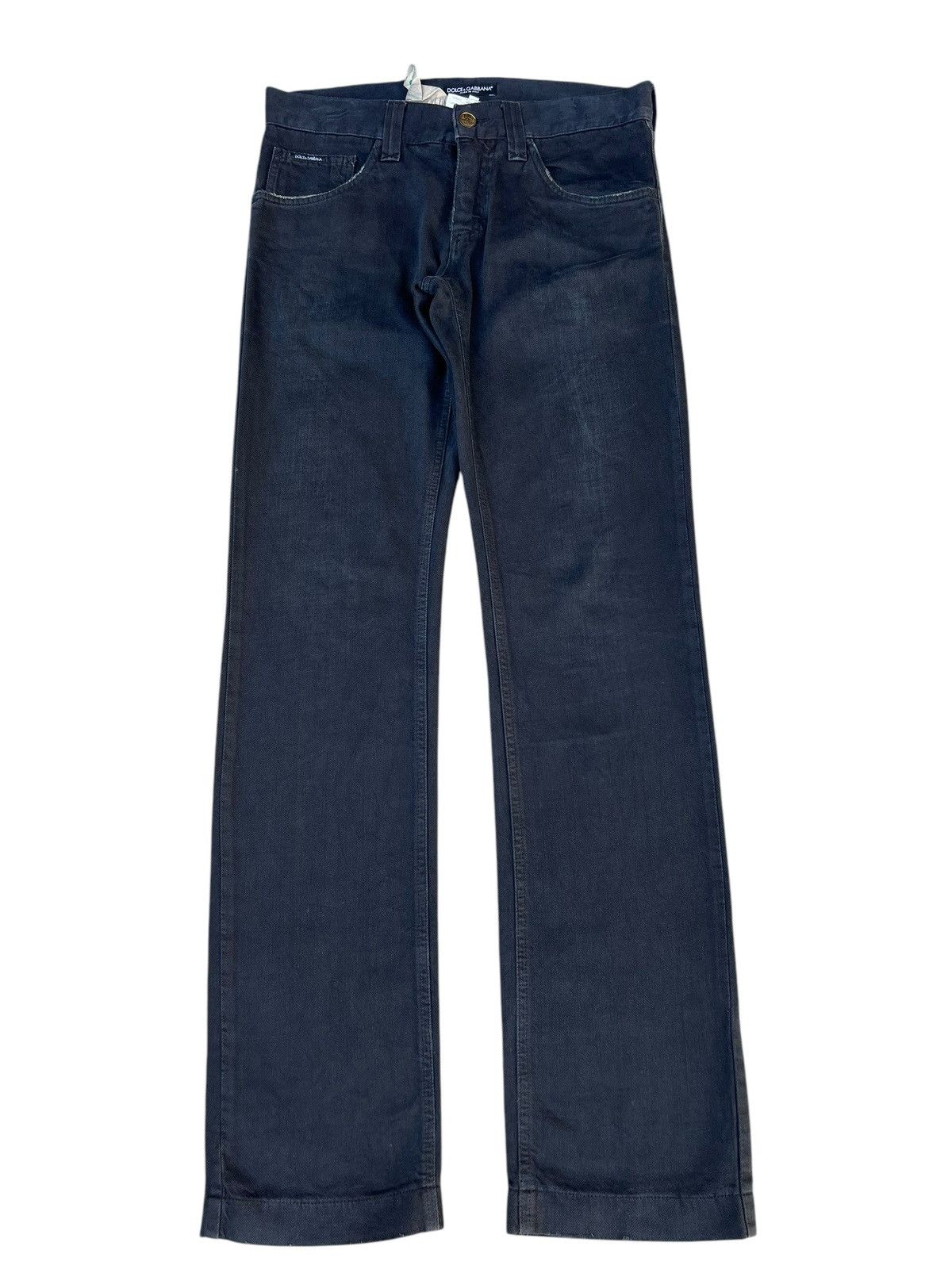 Dolce & Gabbana Dolce & Gabbana Distressed 14 Classic Black Denim Pant Size US 30 / EU 46 - 1 Thumbnail