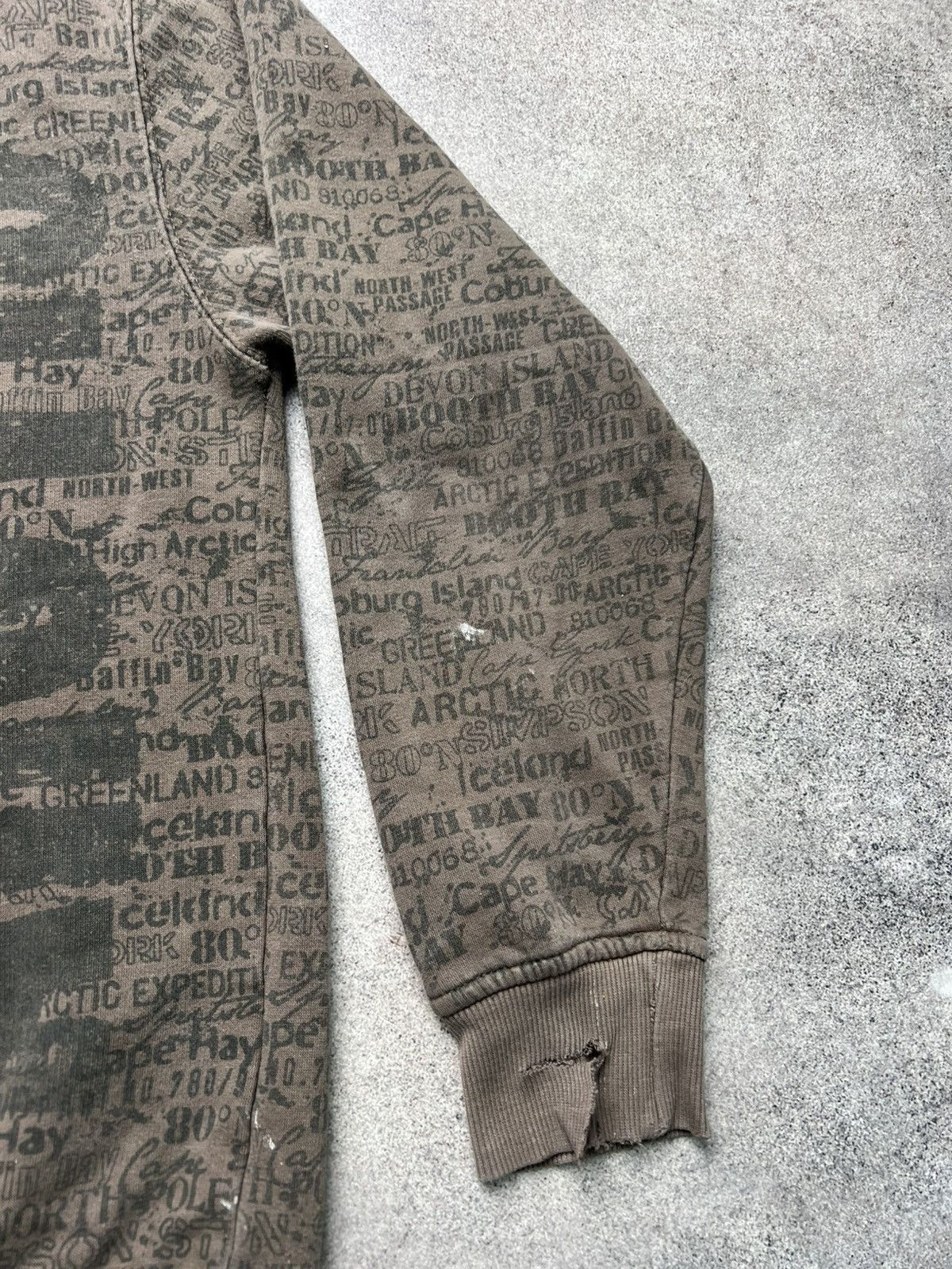 Hysteric Glamour Vintage explorer distressed faded hoodie Size US M / EU 48-50 / 2 - 6 Thumbnail