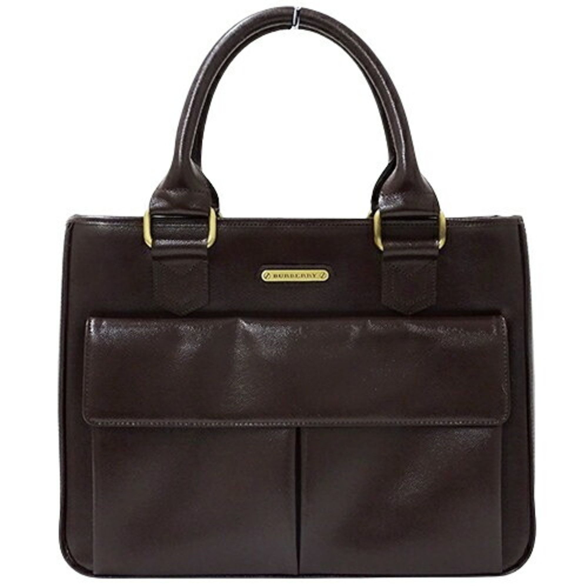 image of Burberry Bag Ladies Handbag Leather Brown, Women's