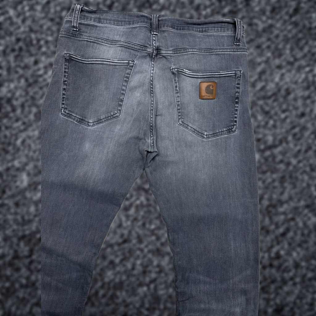 Carhartt Wip Carhartt WIP Klondike Denim Jeans Y2K Size 36 Gray Cotton Denim Regular Inseam 34 in 34 in Pockets Men's Jeans Size US 36 / EU 52 - 1 Thumbnail