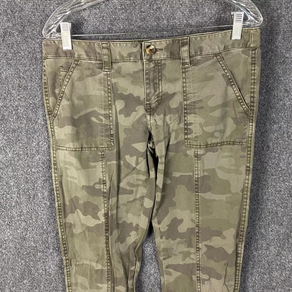Mossimo Mossimo Camouflage Pants Women's Size 11 Slim Skinny Cotton Size 32" / US 10 / IT 46 - 2 Thumbnail