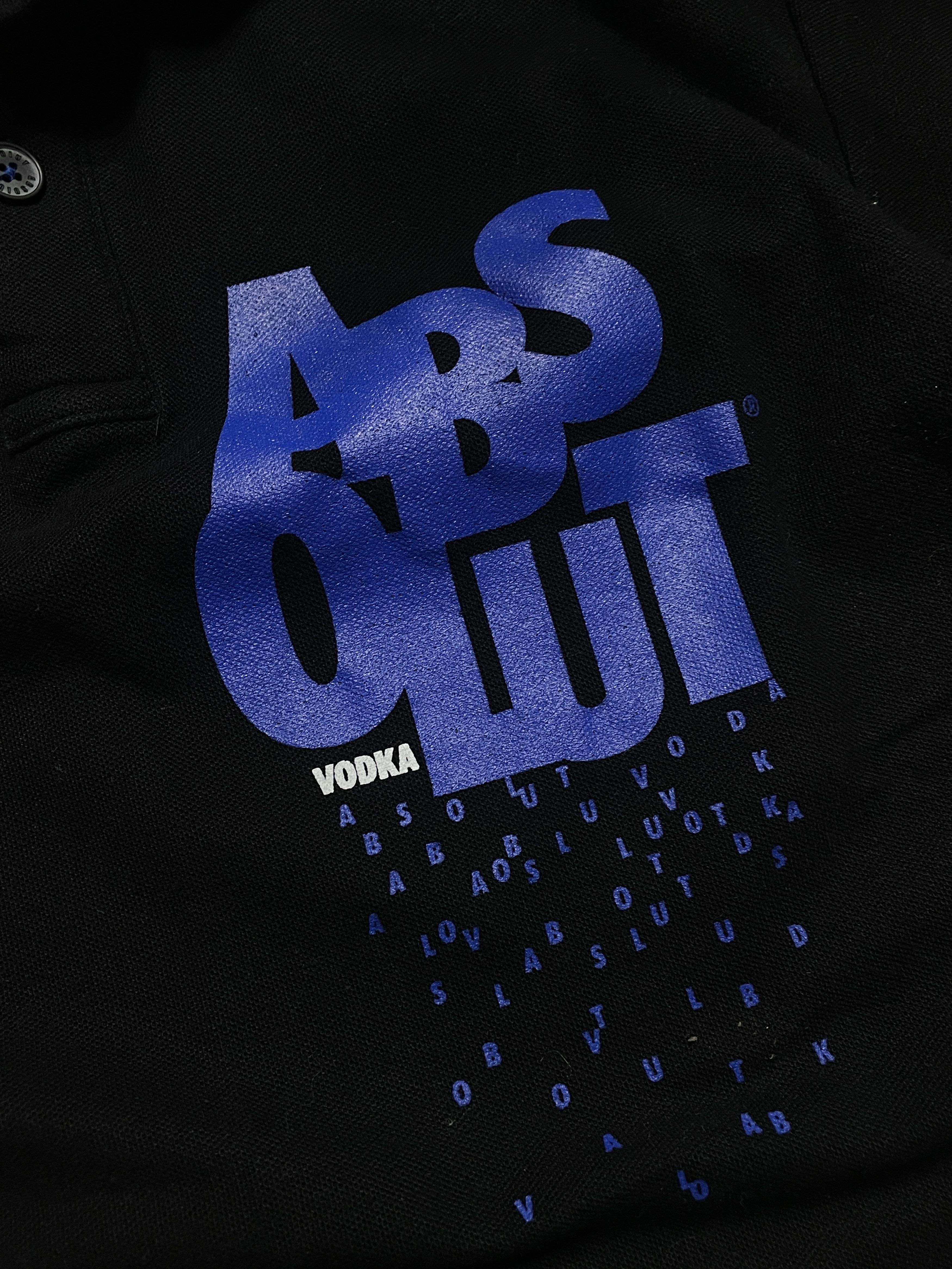 Vintage Absolut Vodka Vintage Y2K Polo T-Shirt Rare Size US M / EU 48-50 / 2 - 3 Thumbnail