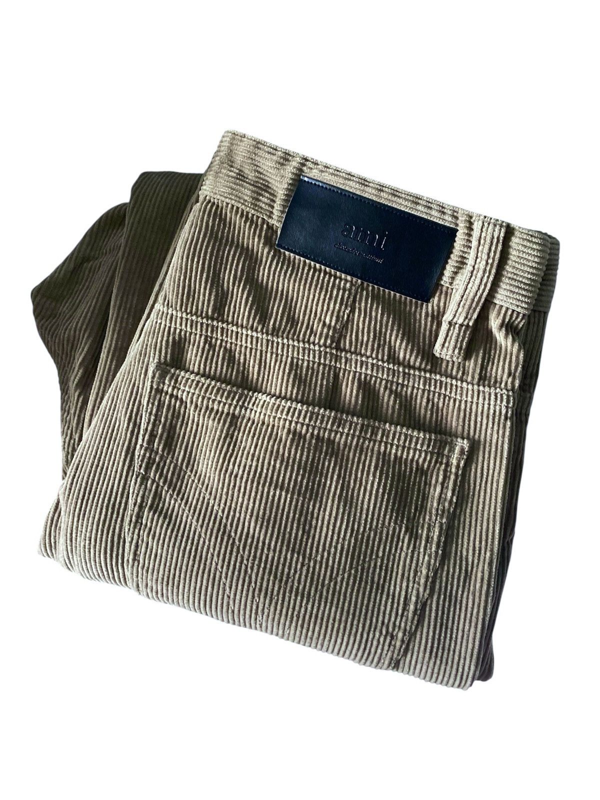 AMI AMI Paris Alexandre Mattiussi Velvet Corduroy Casual Trouser Size US 32 / EU 48 - 3 Thumbnail