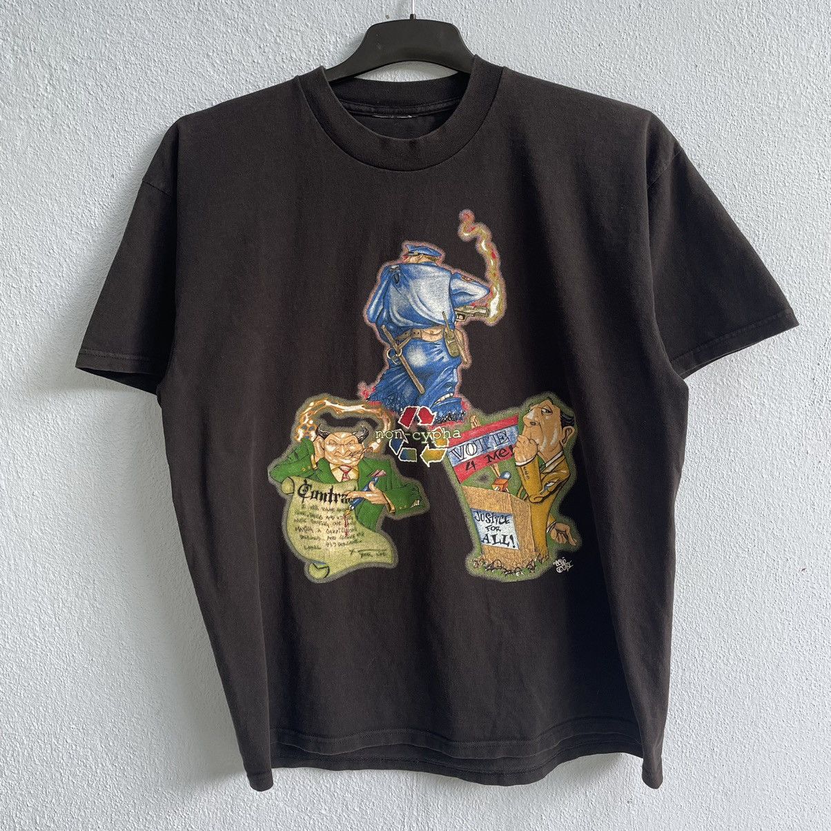 Ecko Unltd. Vintage 90s ecko unltd Y2K tee non-cypha justice for all Size US XL / EU 56 / 4 - 1 Thumbnail