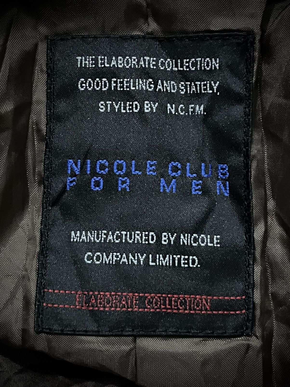 Nicole Club 2000s Nicole Club For Men Parca Jacket Rare Size US L / EU 52-54 / 3 - 6 Thumbnail