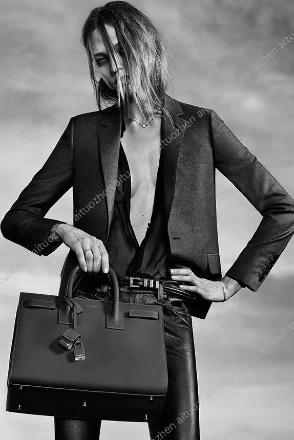 Saint Laurent Paris Saint Laurent Paris 13SS First Year Dark Gold Cowhide Three Size ONE SIZE - 9 Thumbnail