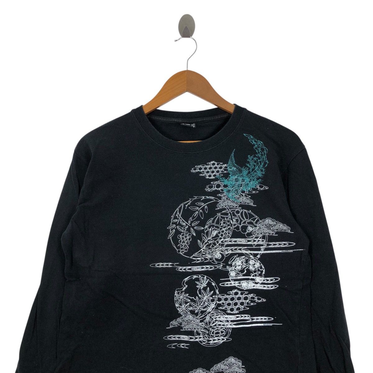 Japanese Brand Sukajan Souvenir Dragon House Fogatv Long Sleeve Size US L / EU 52-54 / 3 - 2 Thumbnail