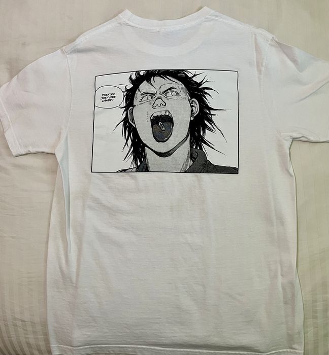 Supreme akira store pill tee white