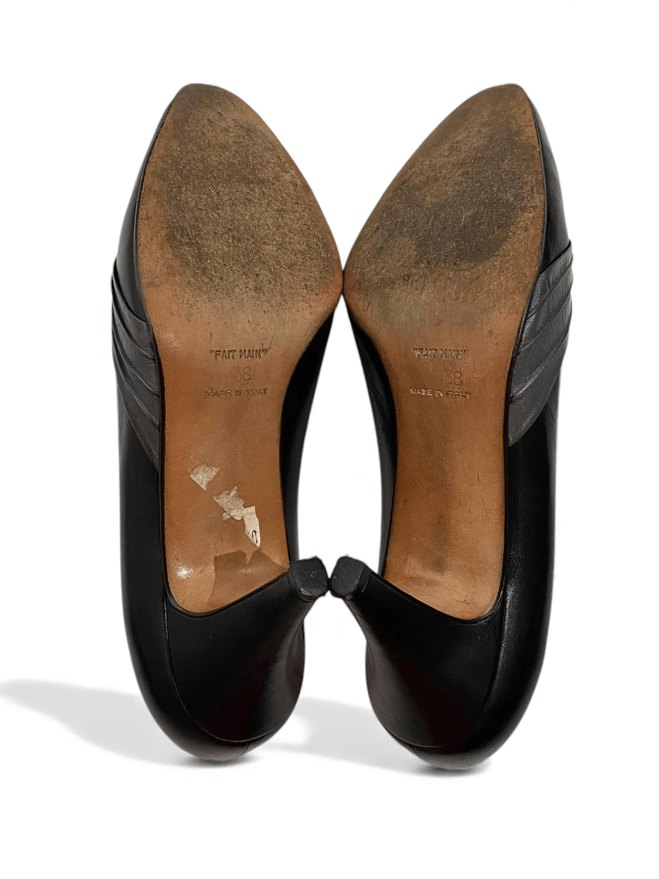 Celine Celine Paris Vintage Black Mid Heel Pumps Shoes Size US 7 / IT 37 - 11 Thumbnail