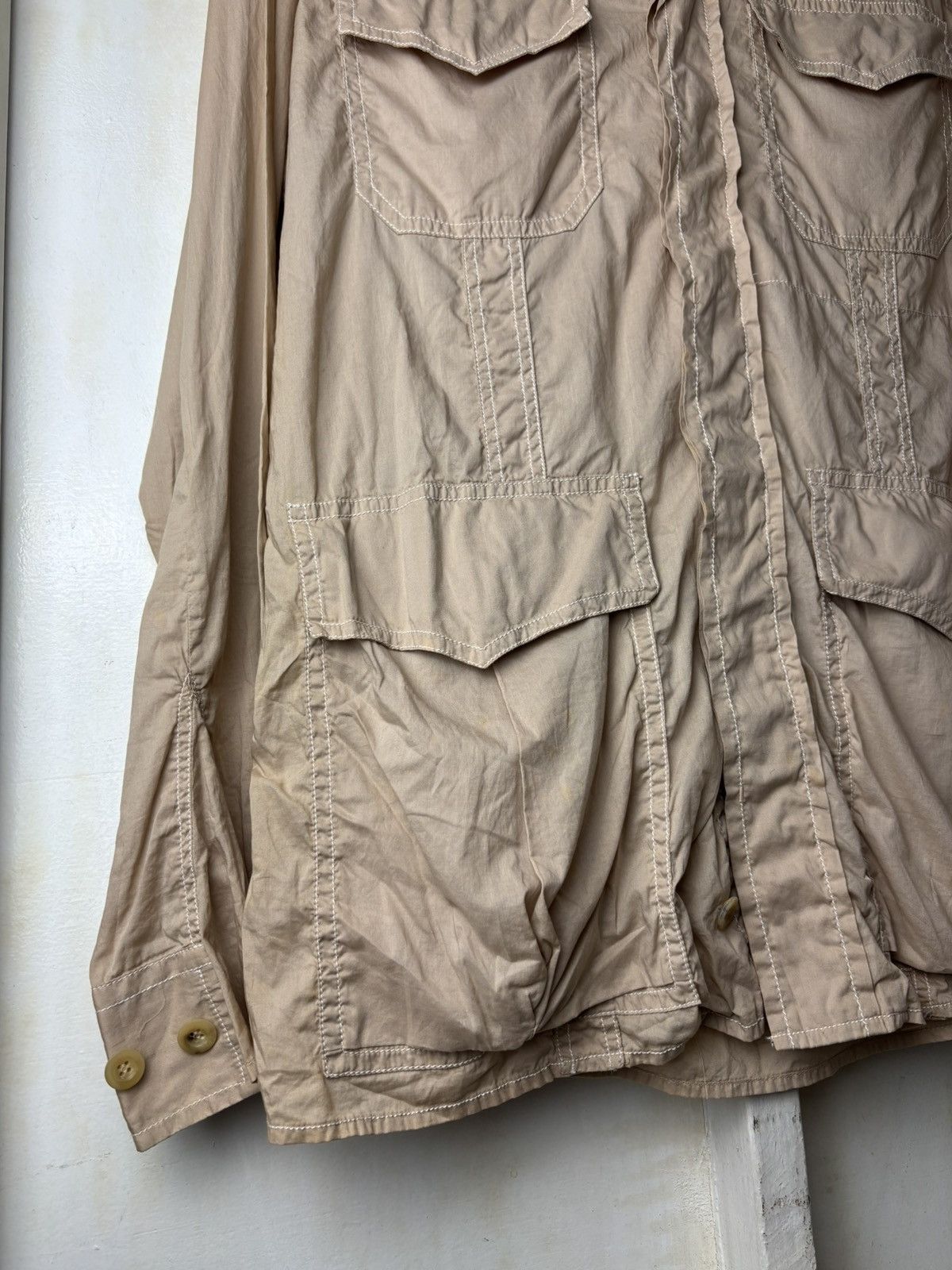 Gucci Vintage Gucci Military Lightweight Jacket Size M / US 6-8 / IT 42-44 - 7 Thumbnail