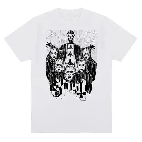 Japanese Brand × Vintage Ghost Rock Band Graphic Print T Shirt Men Women Size US L / EU 52-54 / 3 - 3 Thumbnail