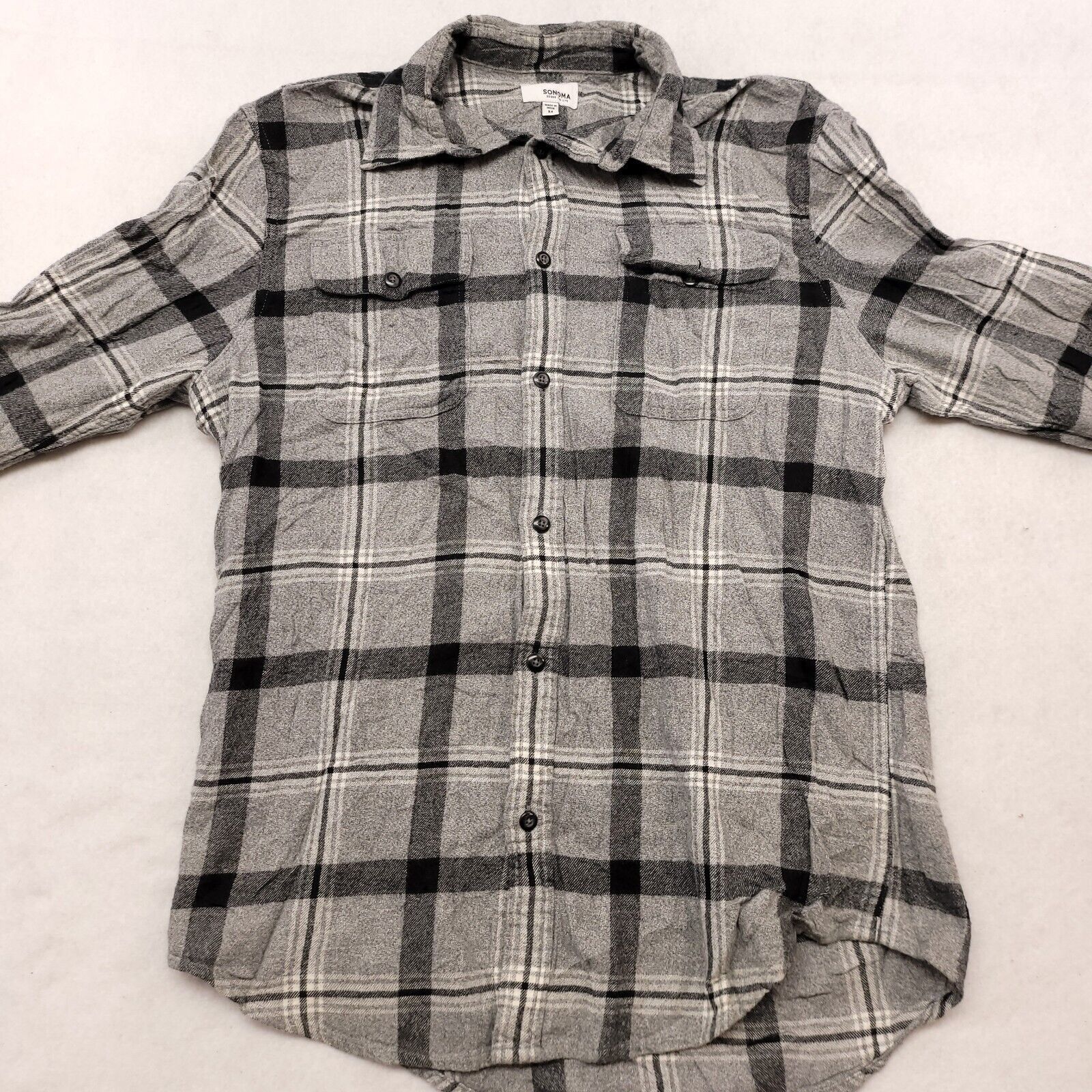 Sonoma Sonoma Gingham Flannel Casual Button Up Shirt Mens Size M Size US M / EU 48-50 / 2 - 1 Thumbnail