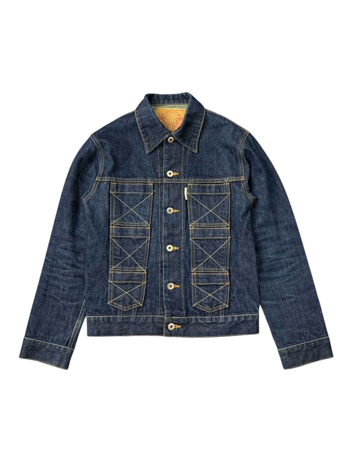 20471120 20471120 Double Sex Selvedge Denim Jacket Size US S / EU 44-46 / 1 - 1 Thumbnail