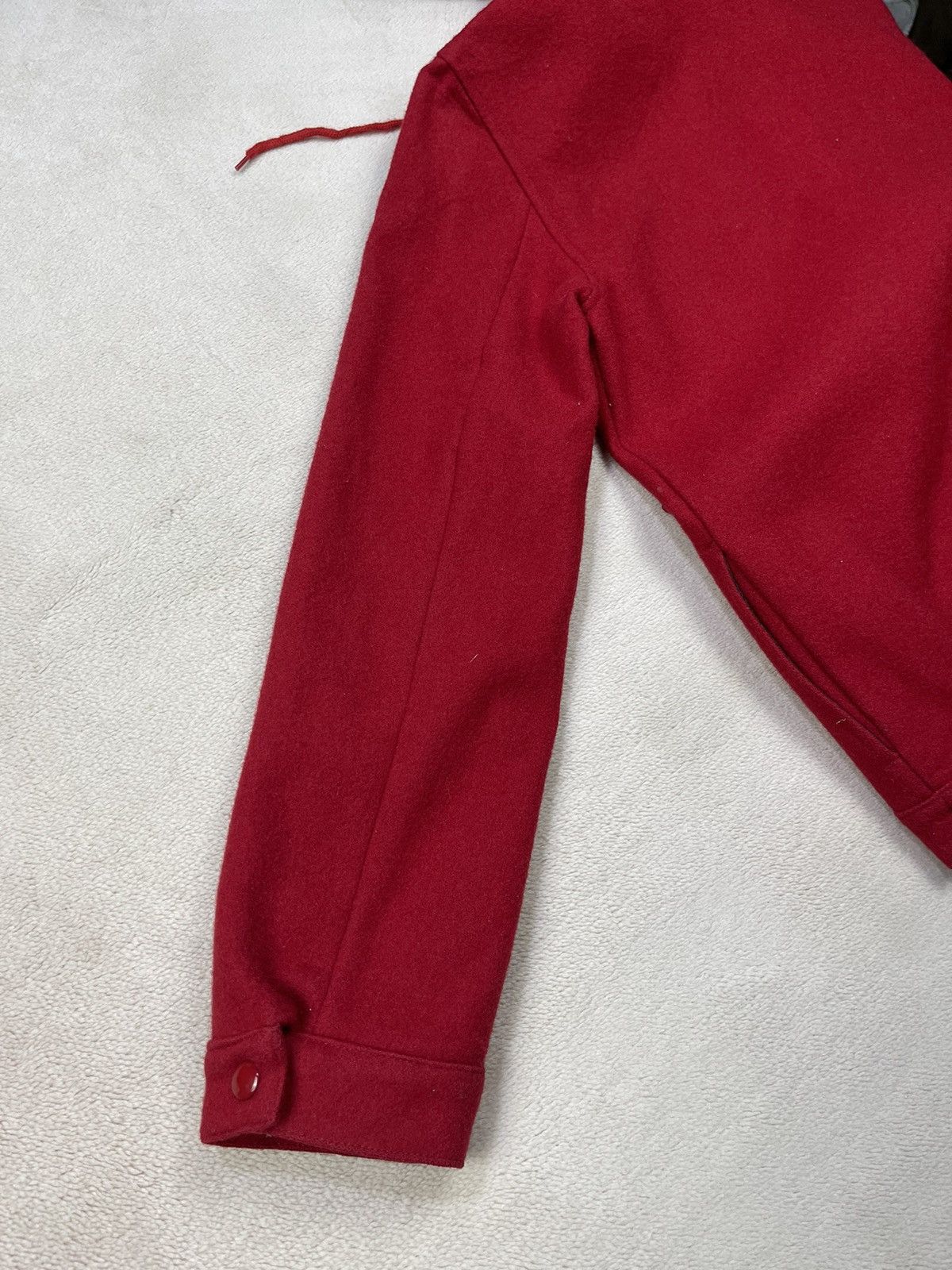A.P.C. Vintage APC Detachable Hoodie Red Wool Jacket Size US XS / EU 42 / 0 - 8 Thumbnail