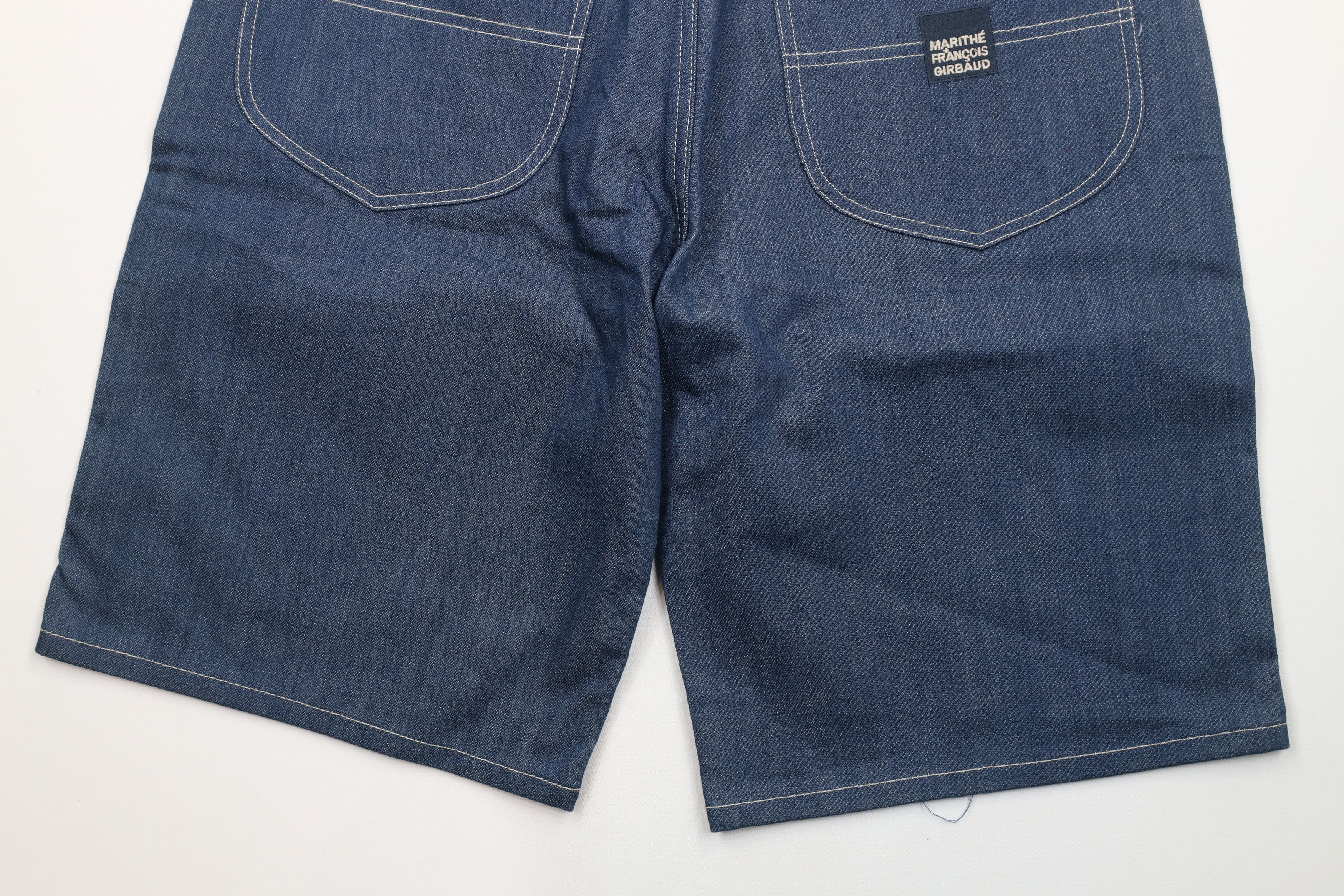 Marithe + Francois Girbaud × Vintage NOS Vintage 90s Marithe Francois Girbaud Denim Jean Shorts Size US 33 - 10 Thumbnail