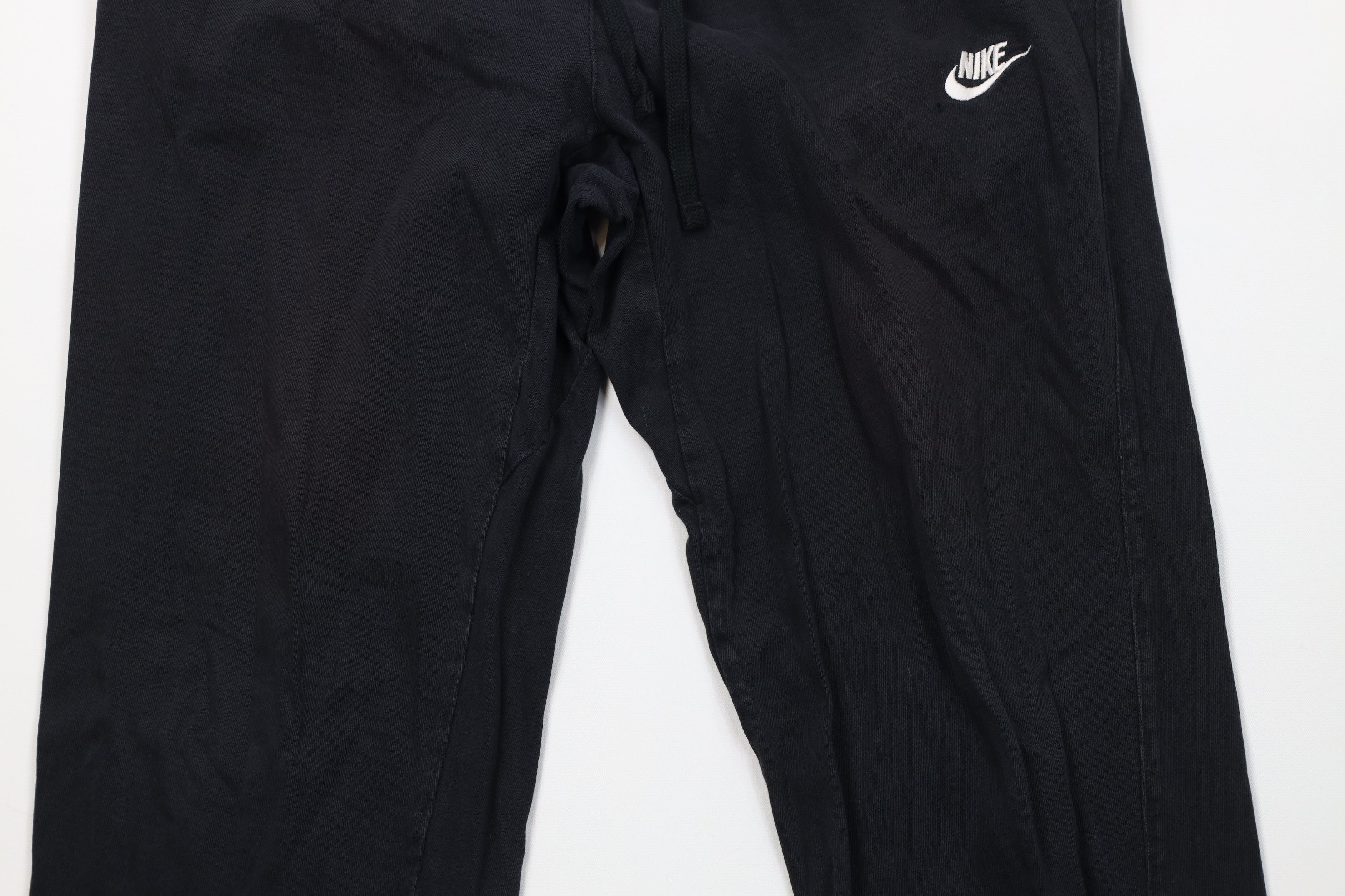 Nike Vintage Y2K Nike Scott Mini Swoosh Sweatpants Black Cotton Size US 38 / EU 54 - 3 Thumbnail