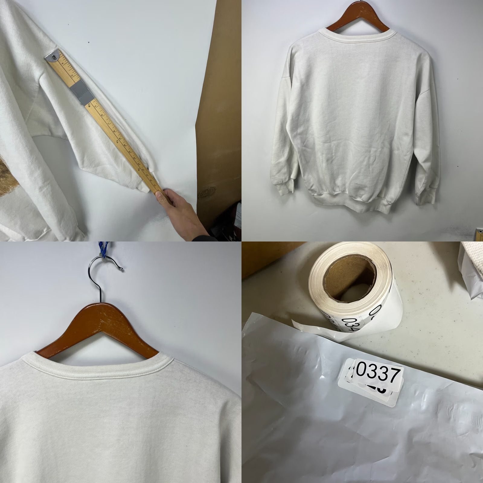 Vintage VINTAGE Pomeranian Dog Sweatshirt Large White Size US L / EU 52-54 / 3 - 8 Thumbnail