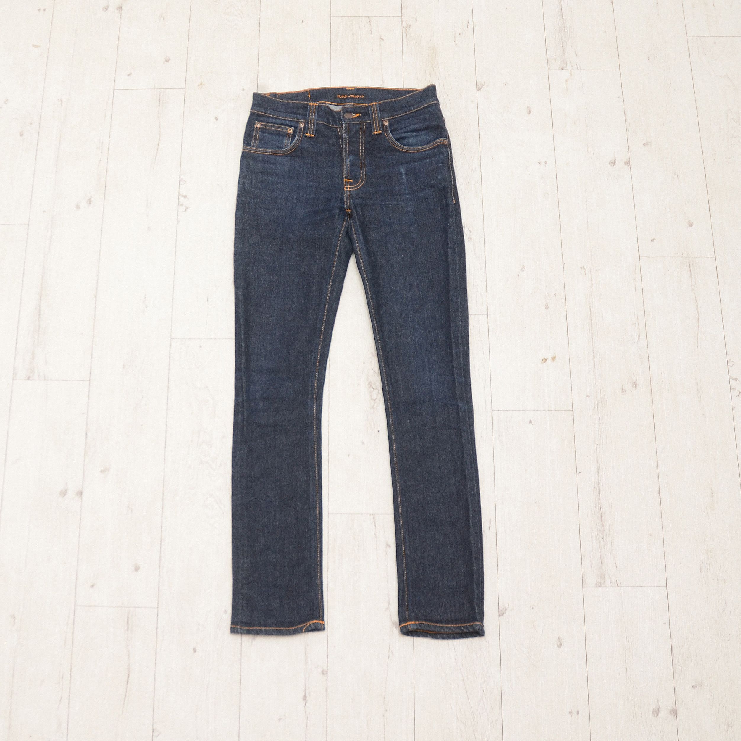 Nudie Jeans 30392 Nudie Jeans Grim Tim Blue Ocean Wave Jeans sz 30