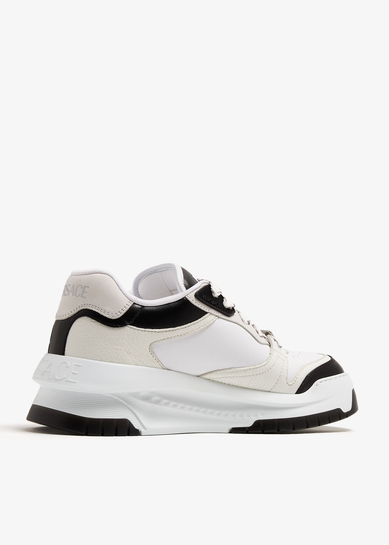 Versace o1s22i1n1224 Odiessea Sneakers in White Black Size US 11 / EU 44 - 4 Thumbnail
