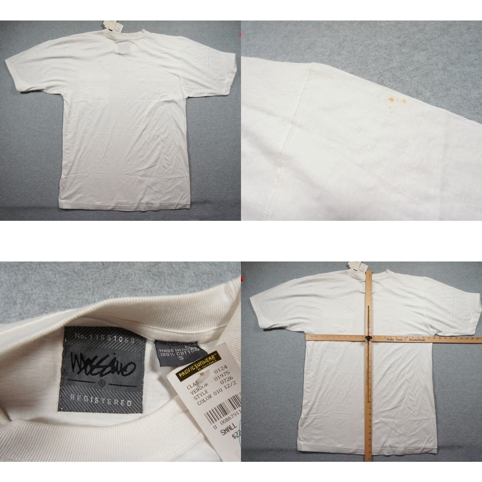 Mossimo VINTAGE Mossimo Shirt T-Shirt Crew Neck Short Sleeve White XL White 90s Skateboard Logo Mens XL Size US XL / EU 56 / 4 - 8 Thumbnail