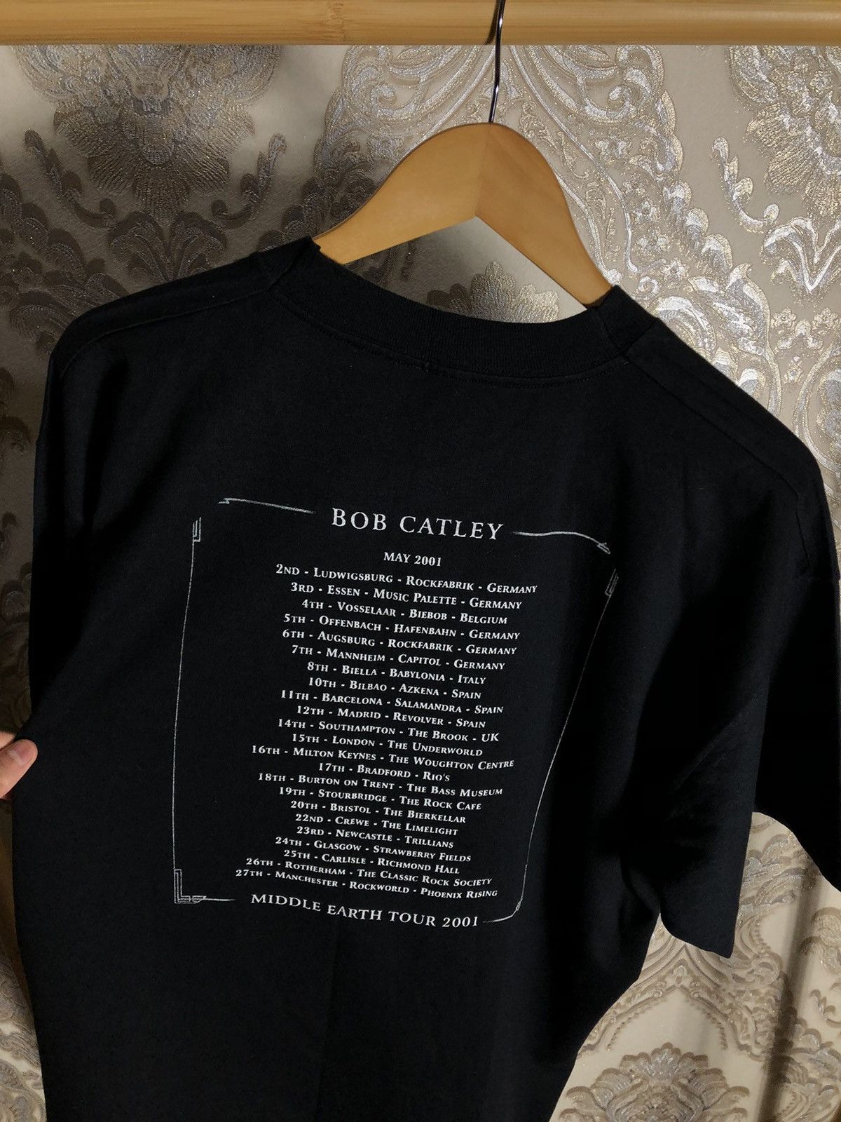 Band Tees VINTAGE BOB CATLEY WORLD TOUR ROCK T-SHIRT METAL RETRO 90s Size US XL / EU 56 / 4 - 5 Thumbnail