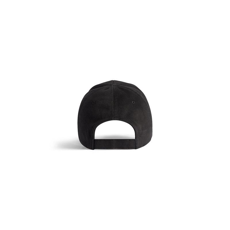 Balenciaga o1srvl11e0426 Size: OS / Paris Strass Hat / Cap in Black Size ONE SIZE - 3 Thumbnail